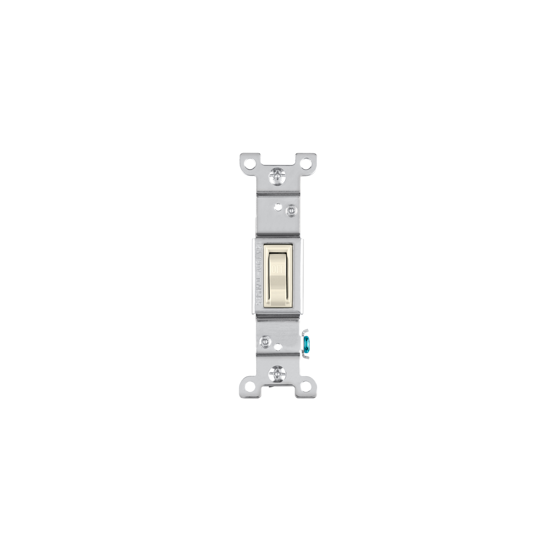 Interruptor vertical de palanca, Standard, marfil, Volteck
