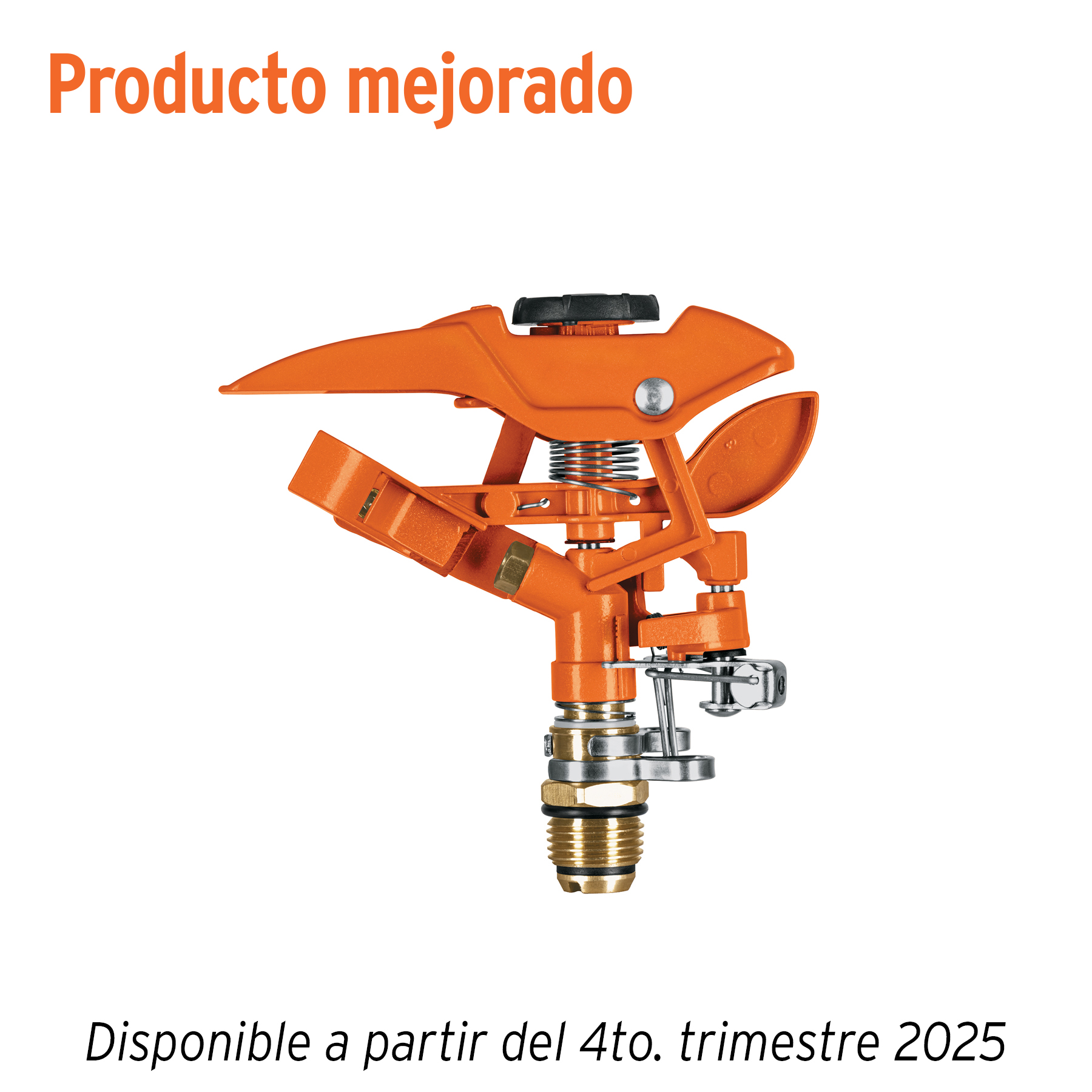 Aspersor metálico 11' dos vías, estaca metálica, Truper