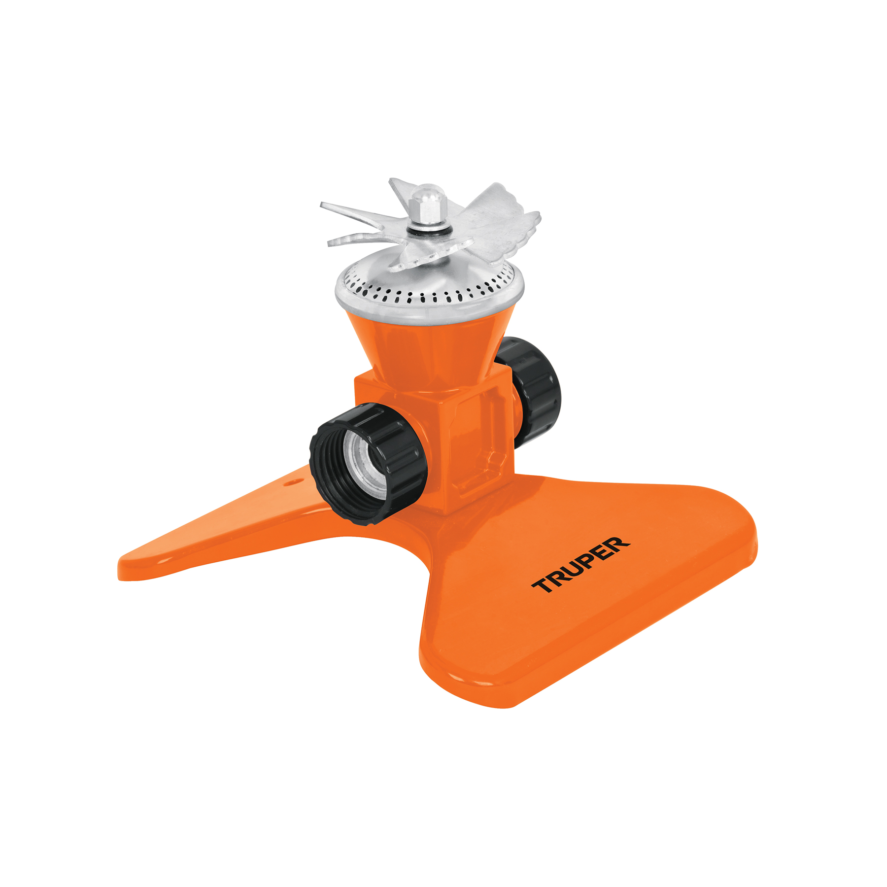 Aspersor base metálica, con aspas de aluminio, Truper