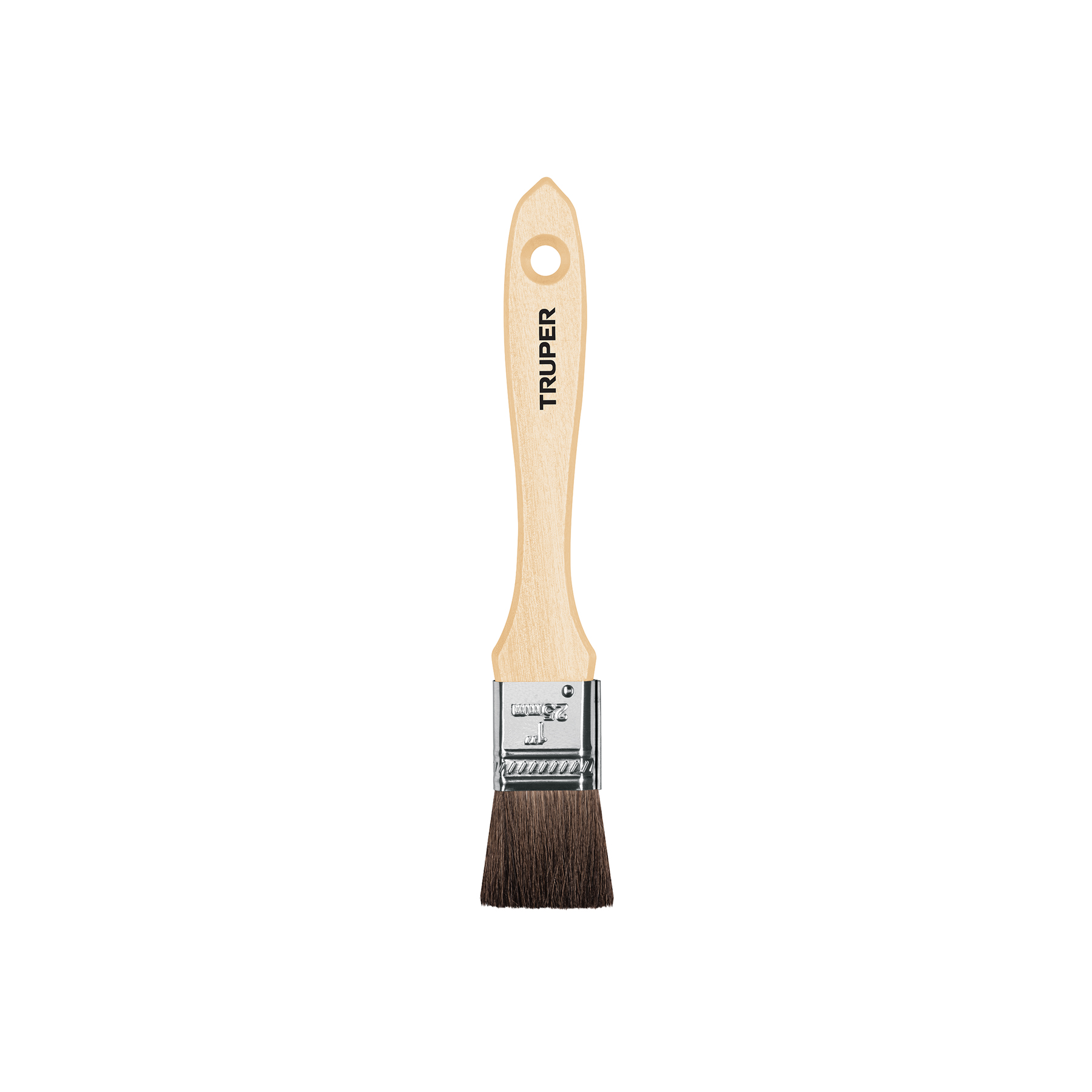 Brocha pelo de camello de 1' con mango de madera, Truper
