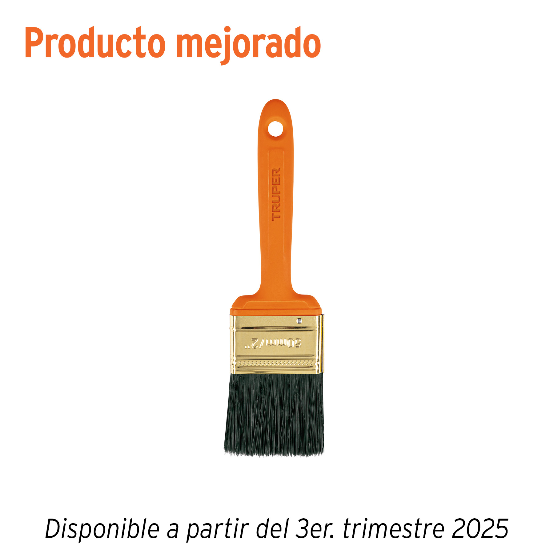 Brocha profesional de 2' con mango de plástico, Truper