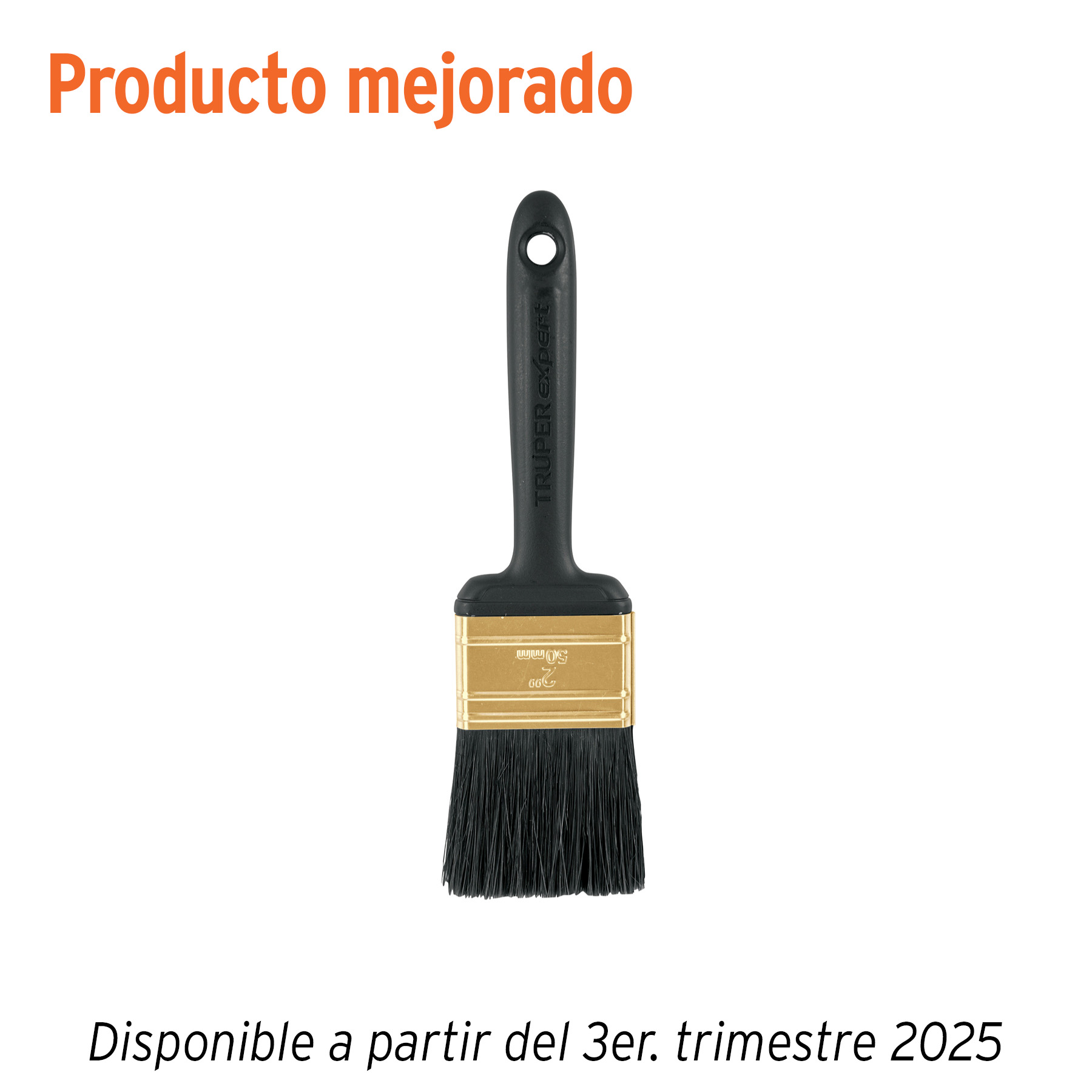 Brocha profesional de 2' mango de plástico, Truper Expert