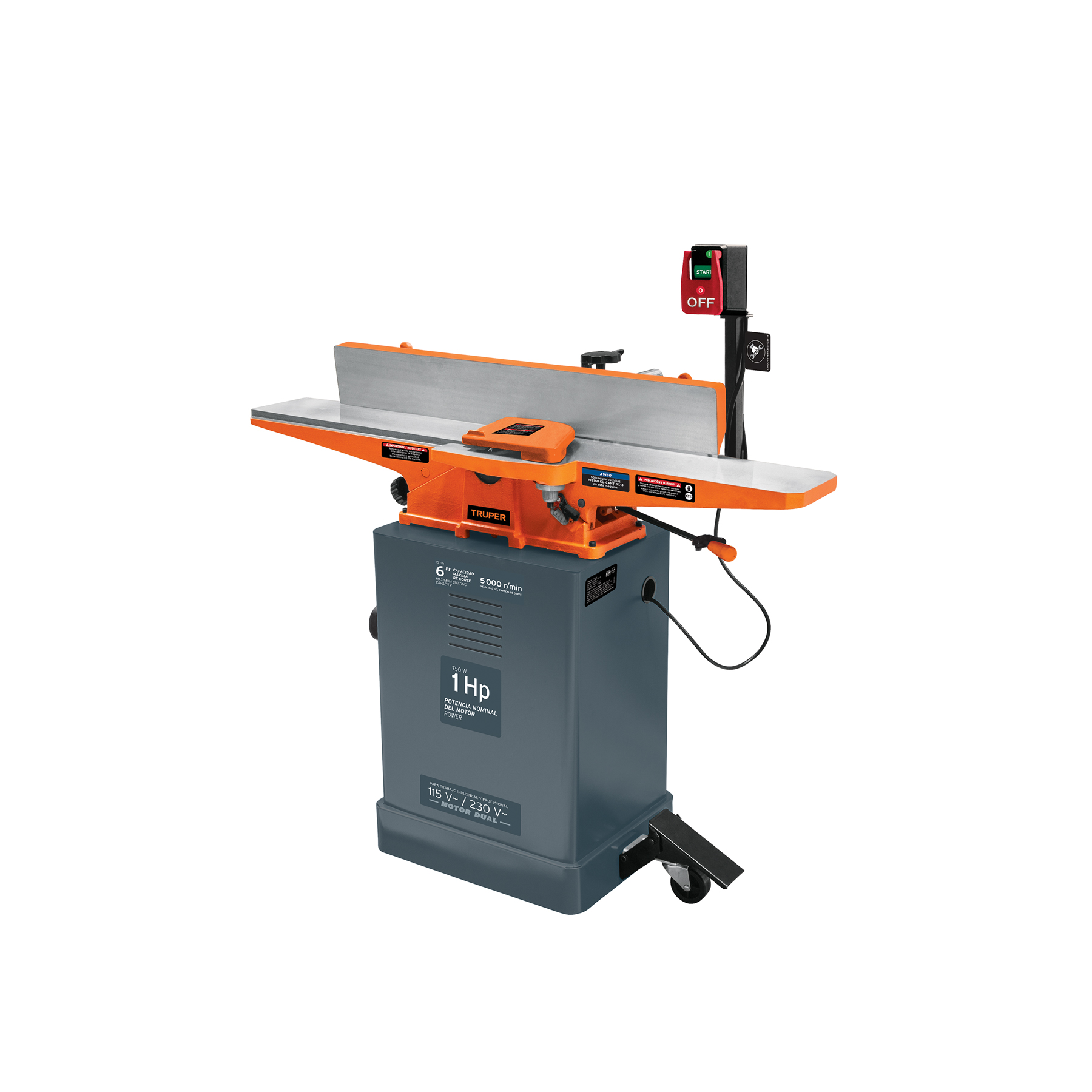 Canteadora de piso 6', 1 HP (750 W), Truper