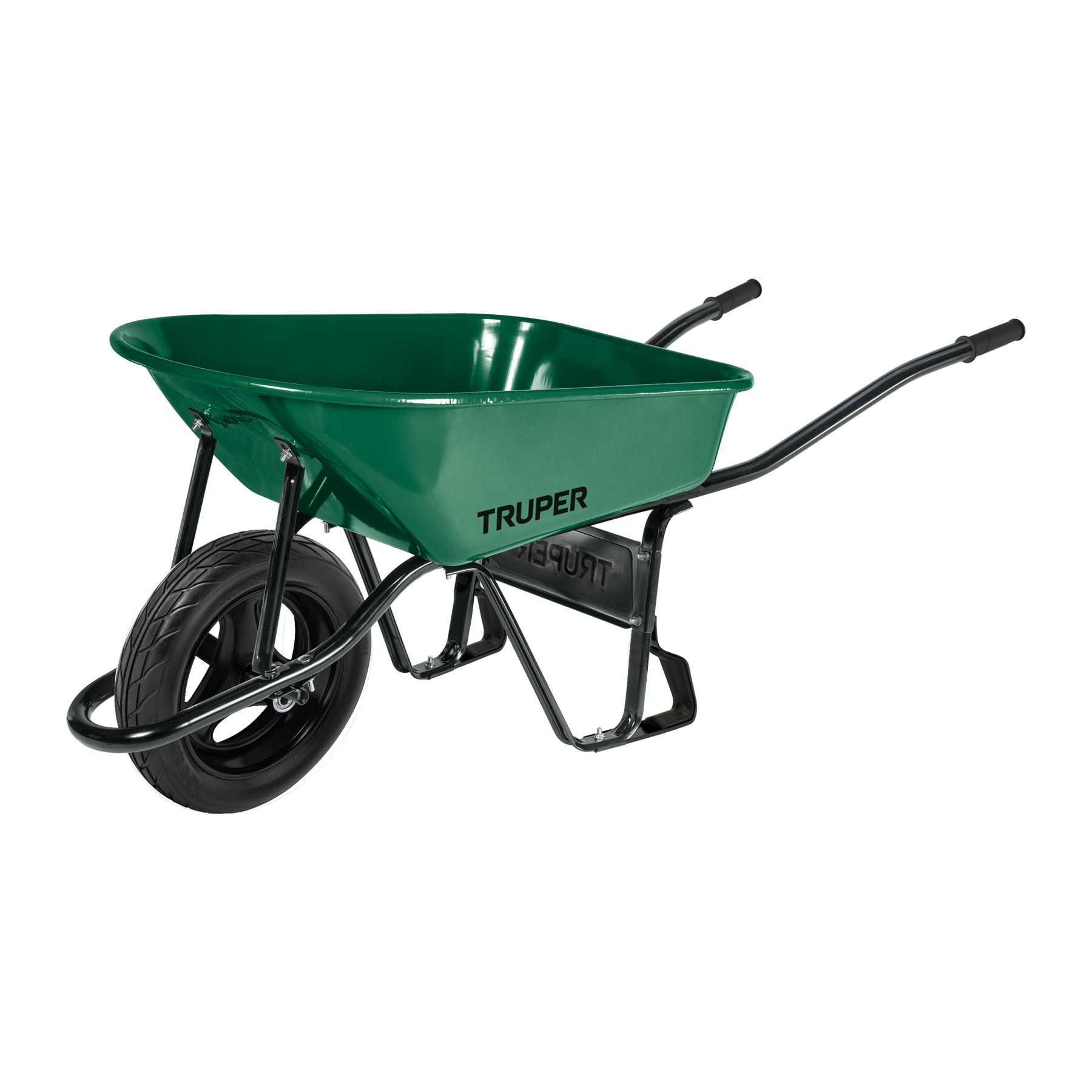 Carretilla 4.75 ft3 angosta, Imponchable, tubular, Truper