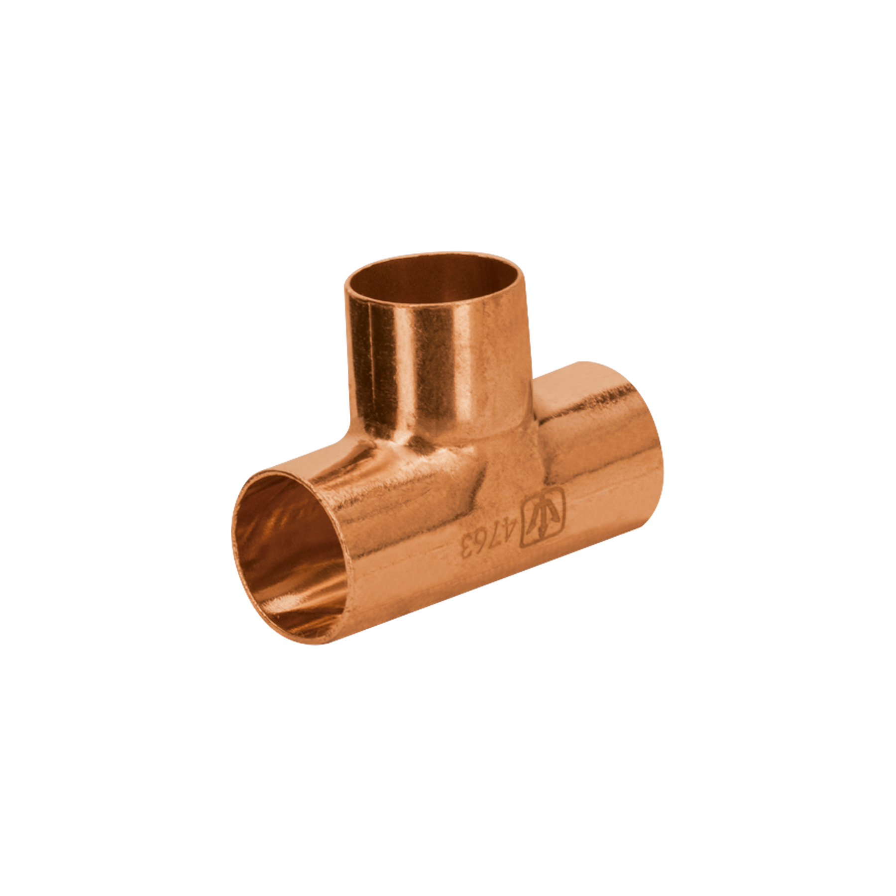 Tee sencilla de cobre 1/2', FOSET BASIC
