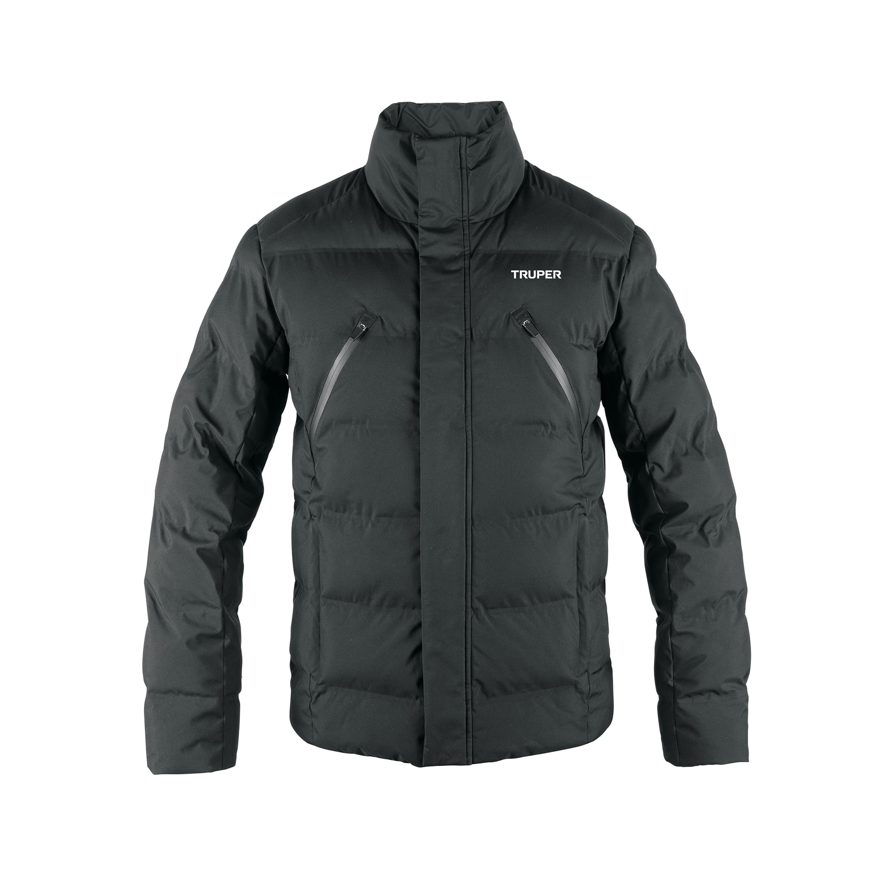Chamarra acolchada térmica para hombre, negro, M, TRUPER