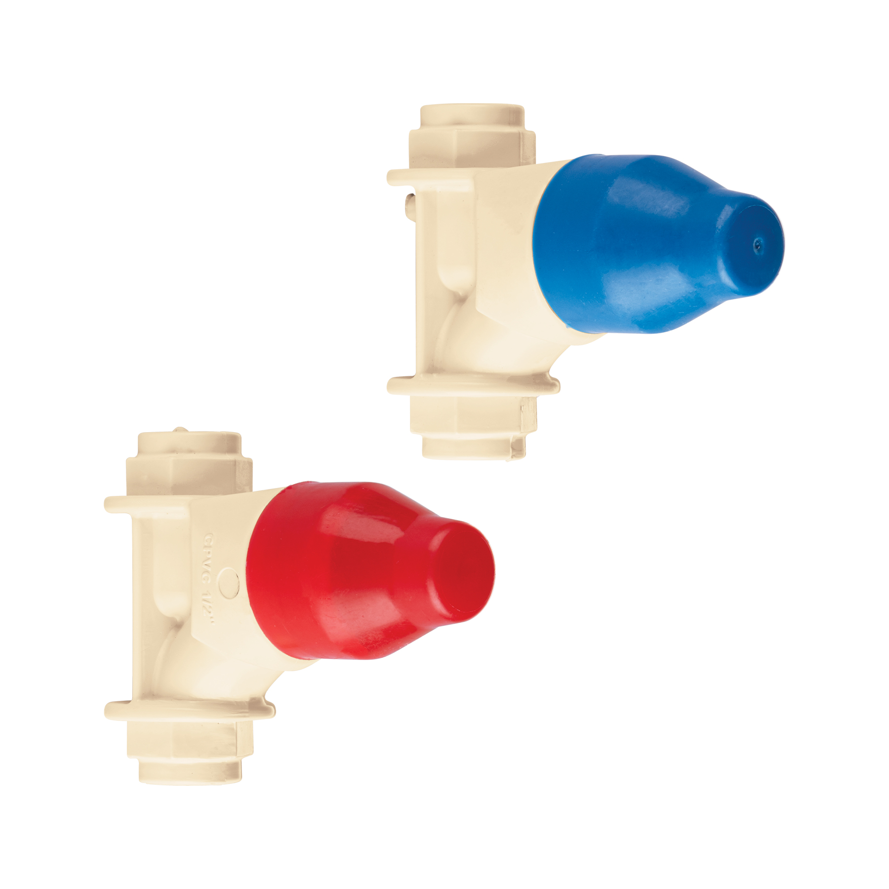 Juego de 2 llaves de empotrar CPVC para regadera 1/2', FOSET