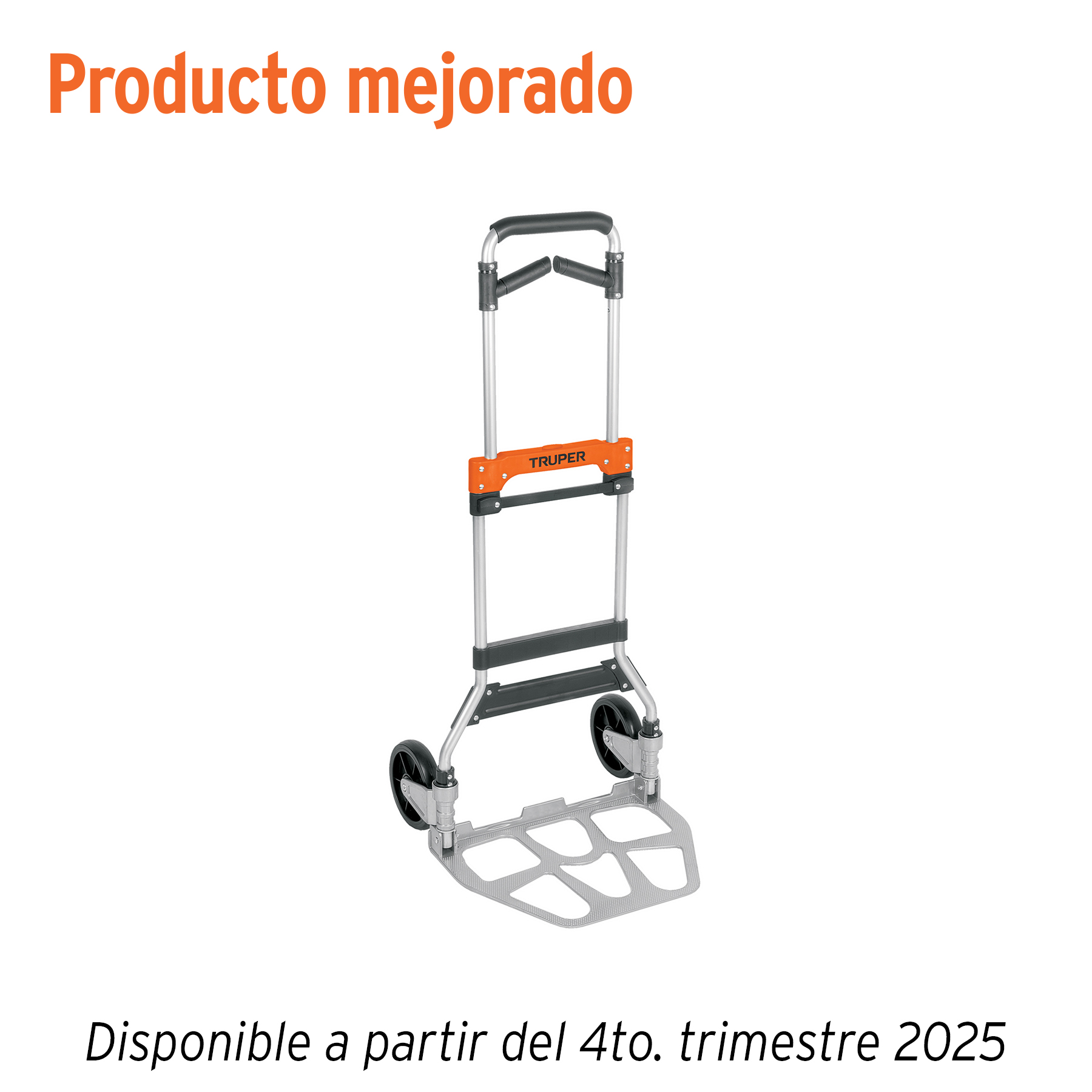 Diablo de carga, plegable, mango abatible, 170 kg, Truper