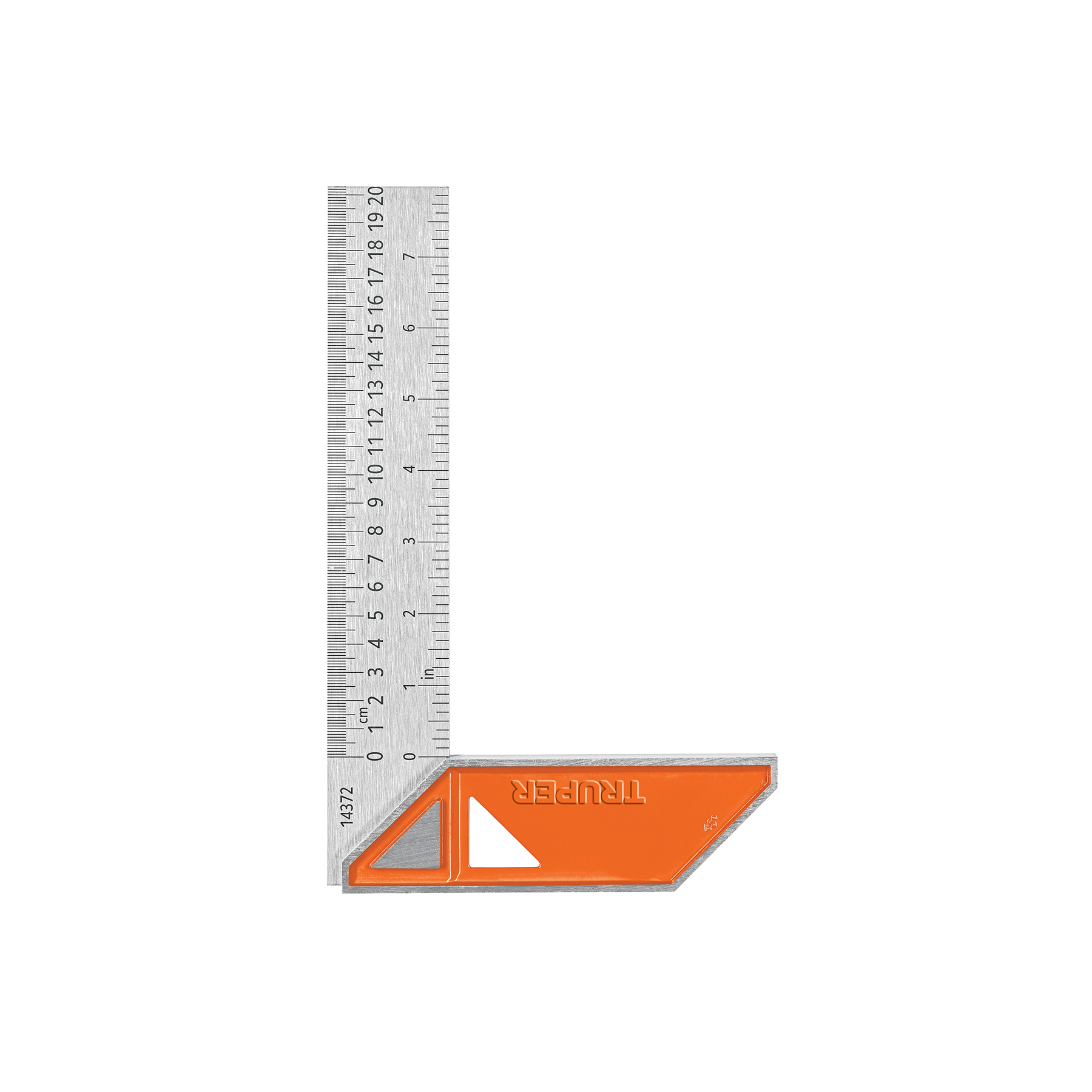 Escuadra 8' para carpintero con mango 100% de aluminio