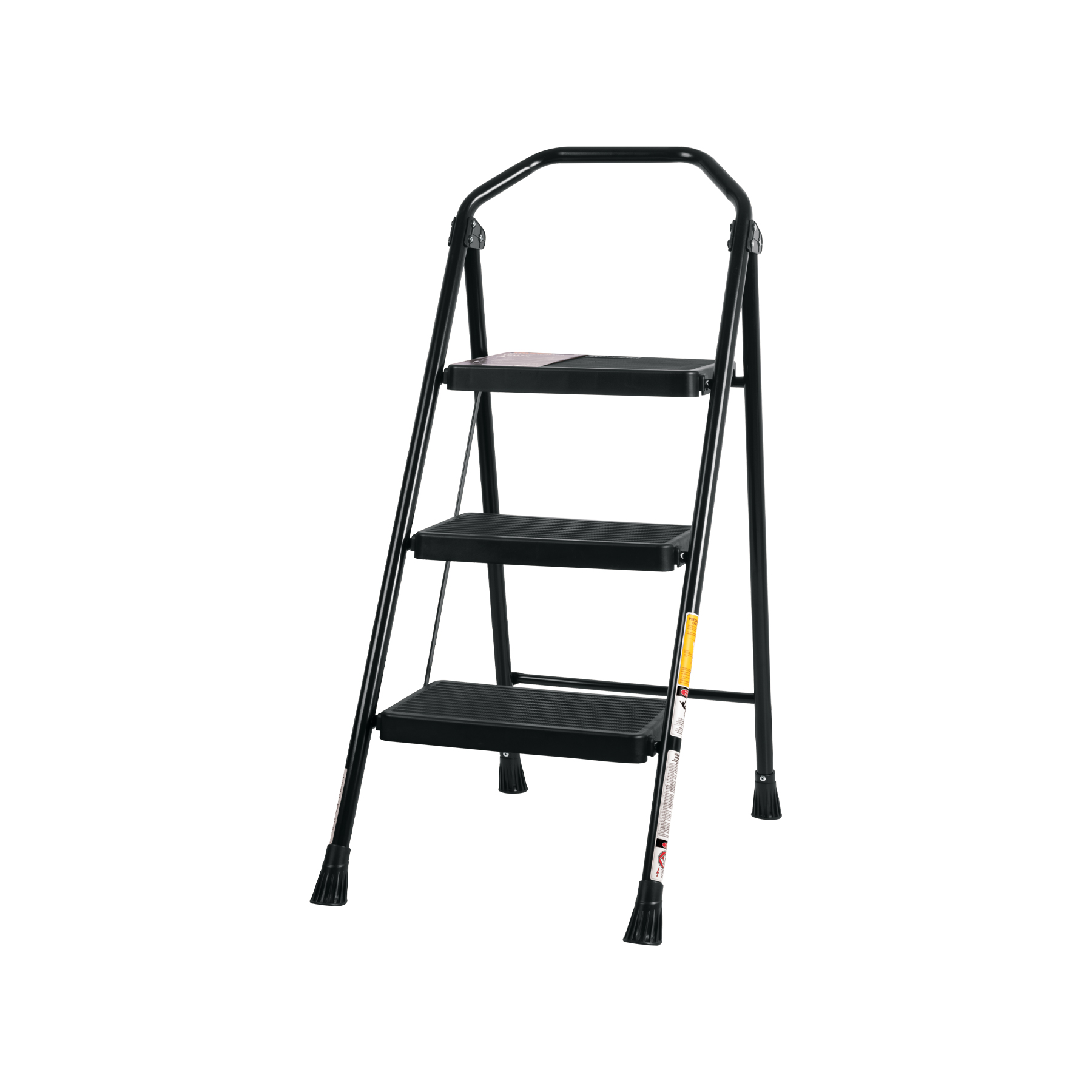 Escalera tubular, plegable, 3 peldaños, Truper