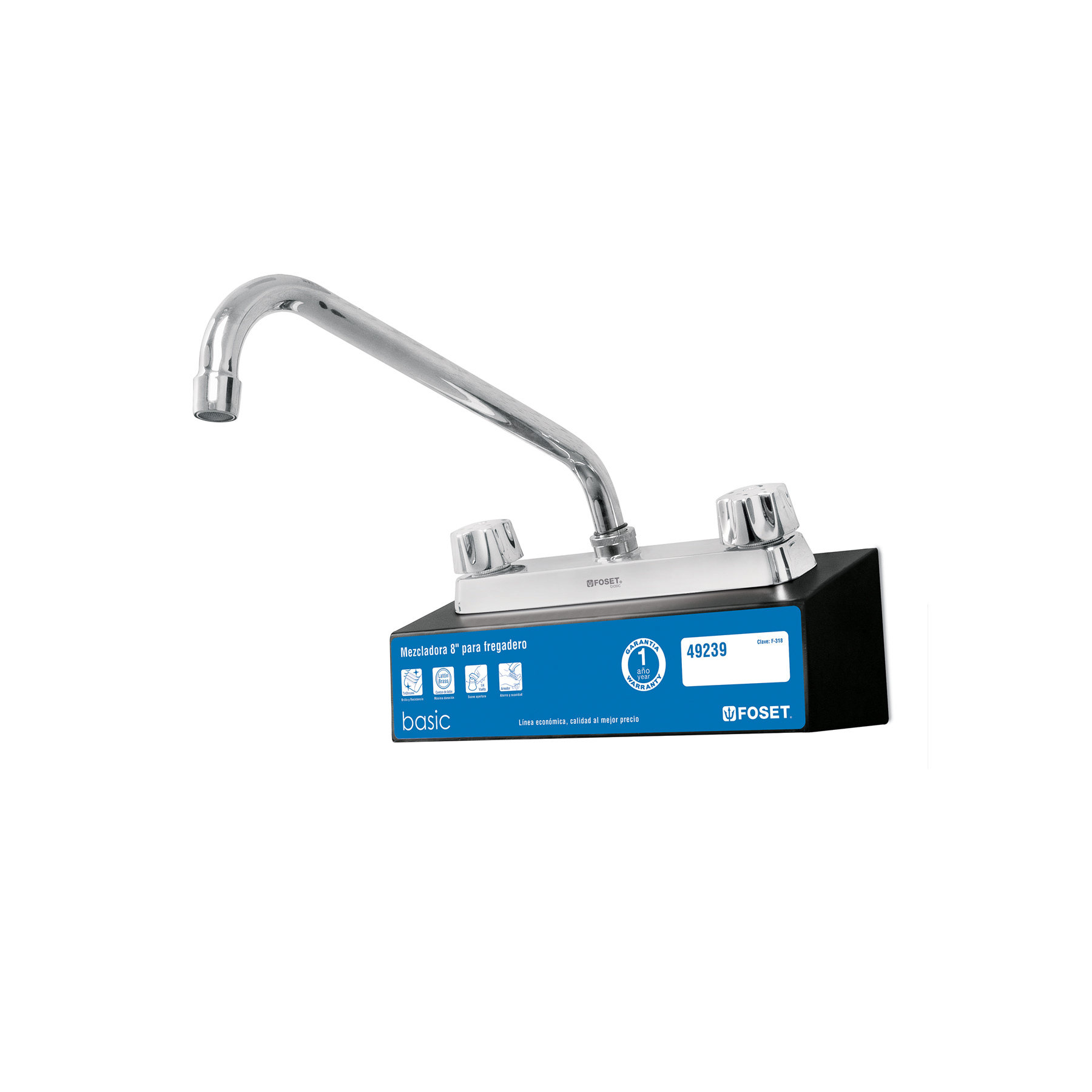 Exhibidor con mezcladora F-318, Foset