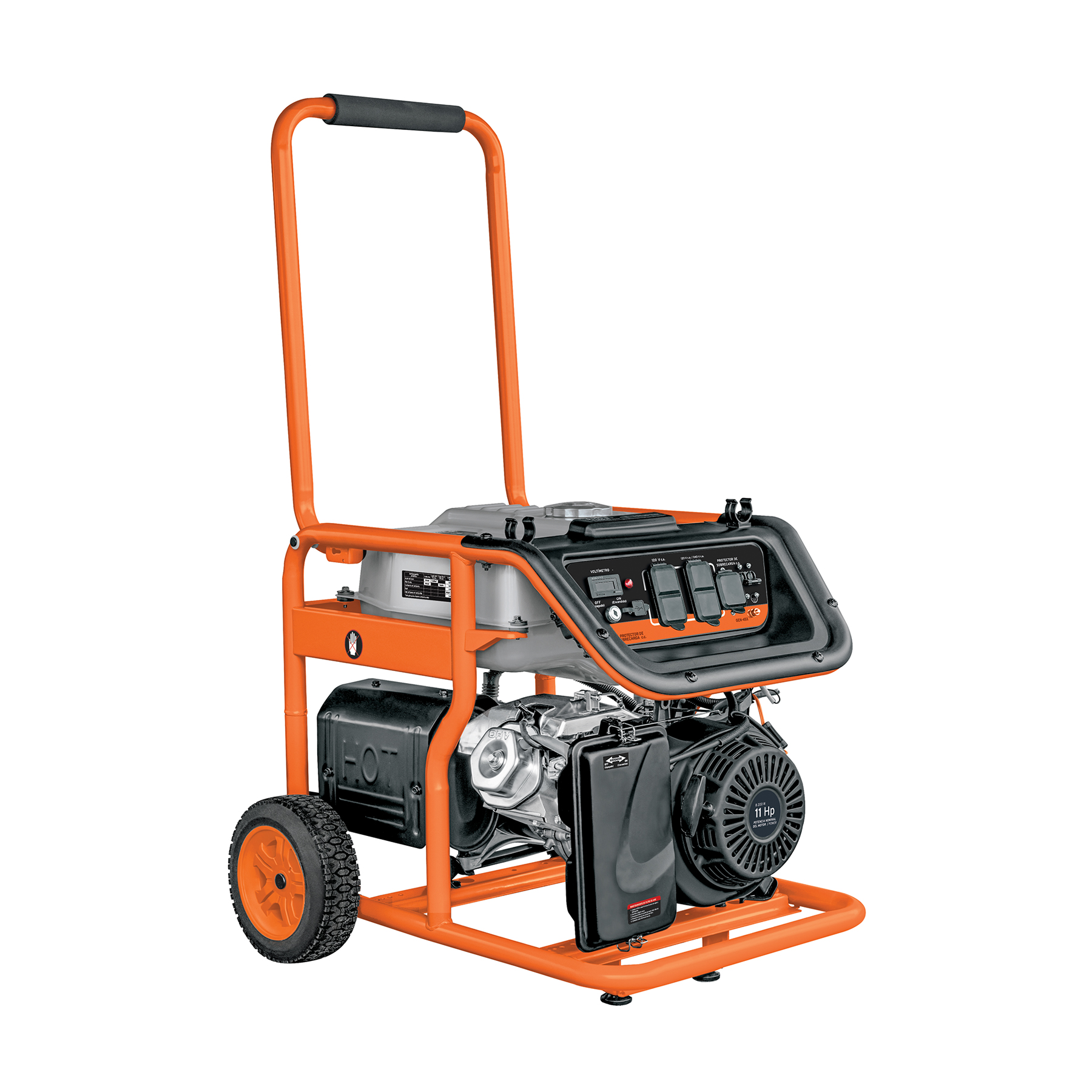 Generador portátil 4.5 kW motor a gasolina, TRUPER