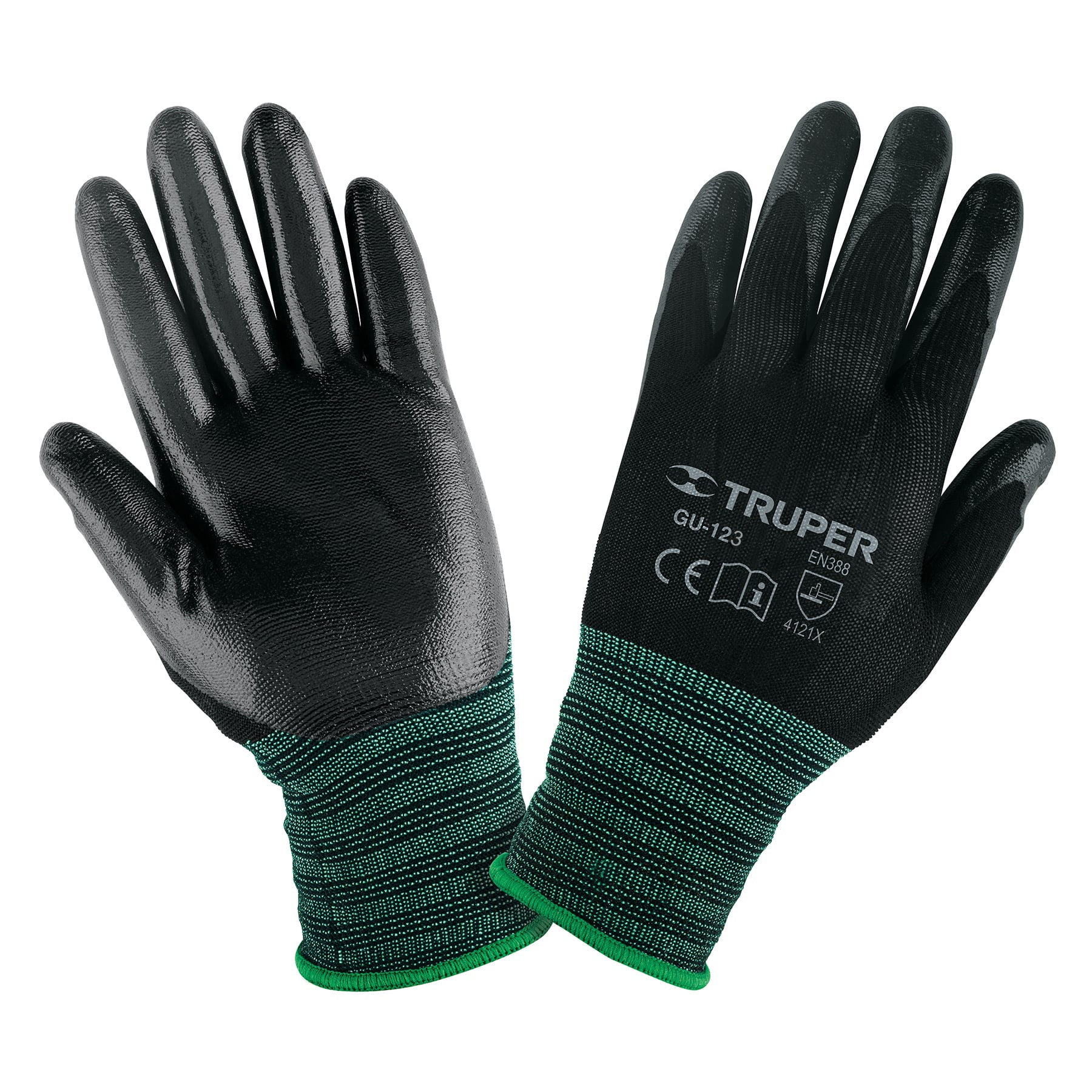 Guantes de nylon recubiertos de nitrilo, G, TRUPER