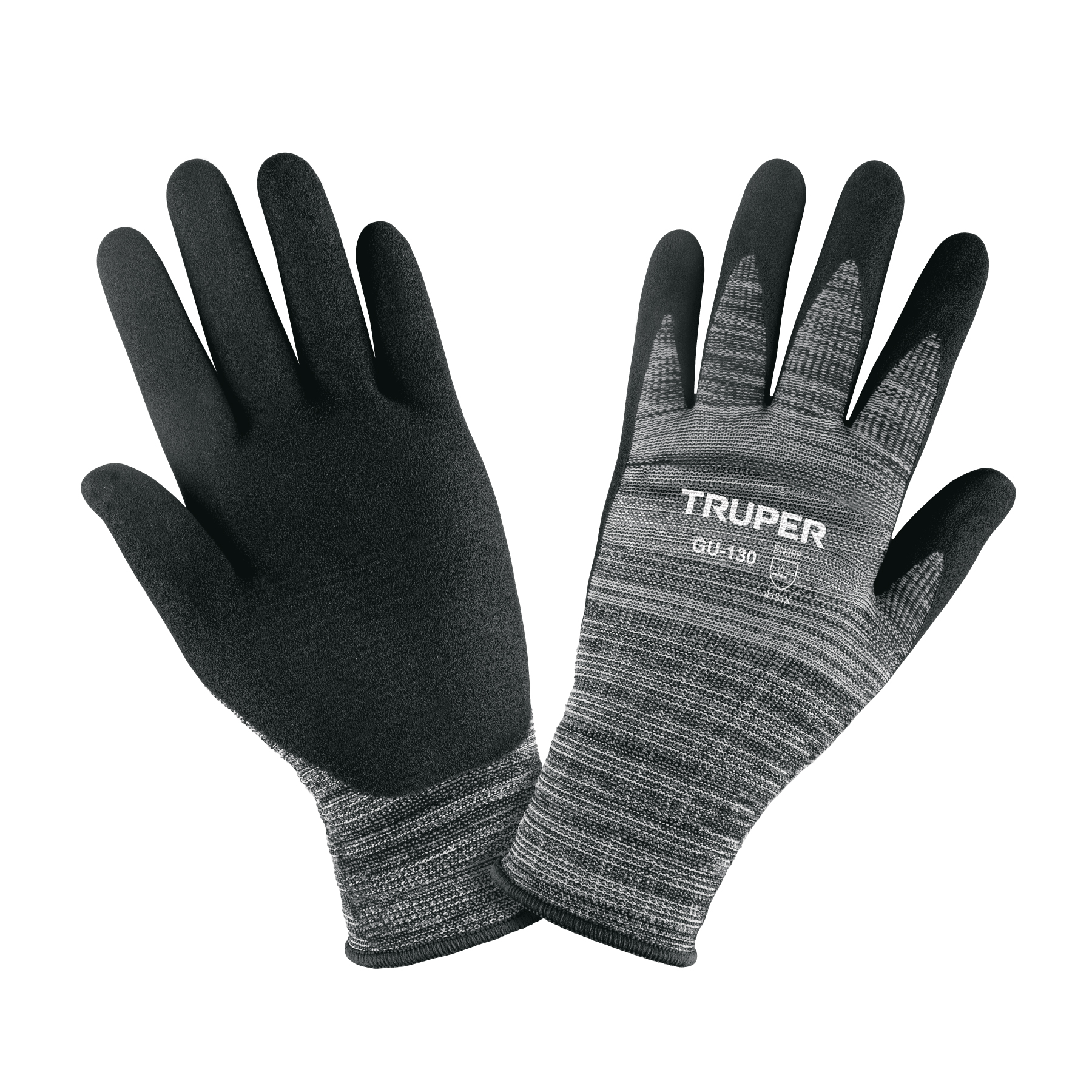 Guantes de nylon recubiertos de nitrilo arenoso, XCH, Truper