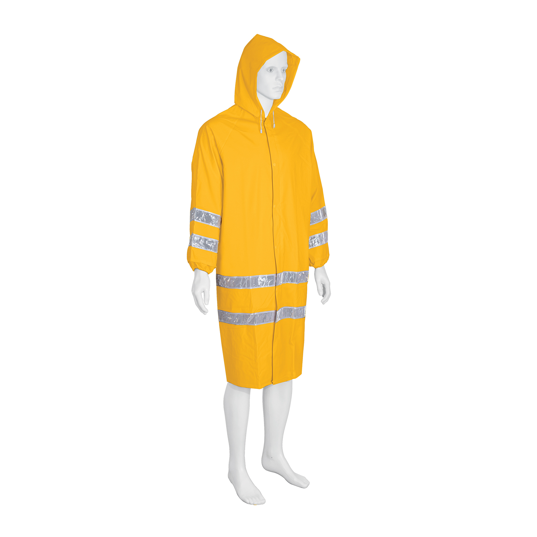 Gabardina impermeable doble capa con reflejante, CH, Truper