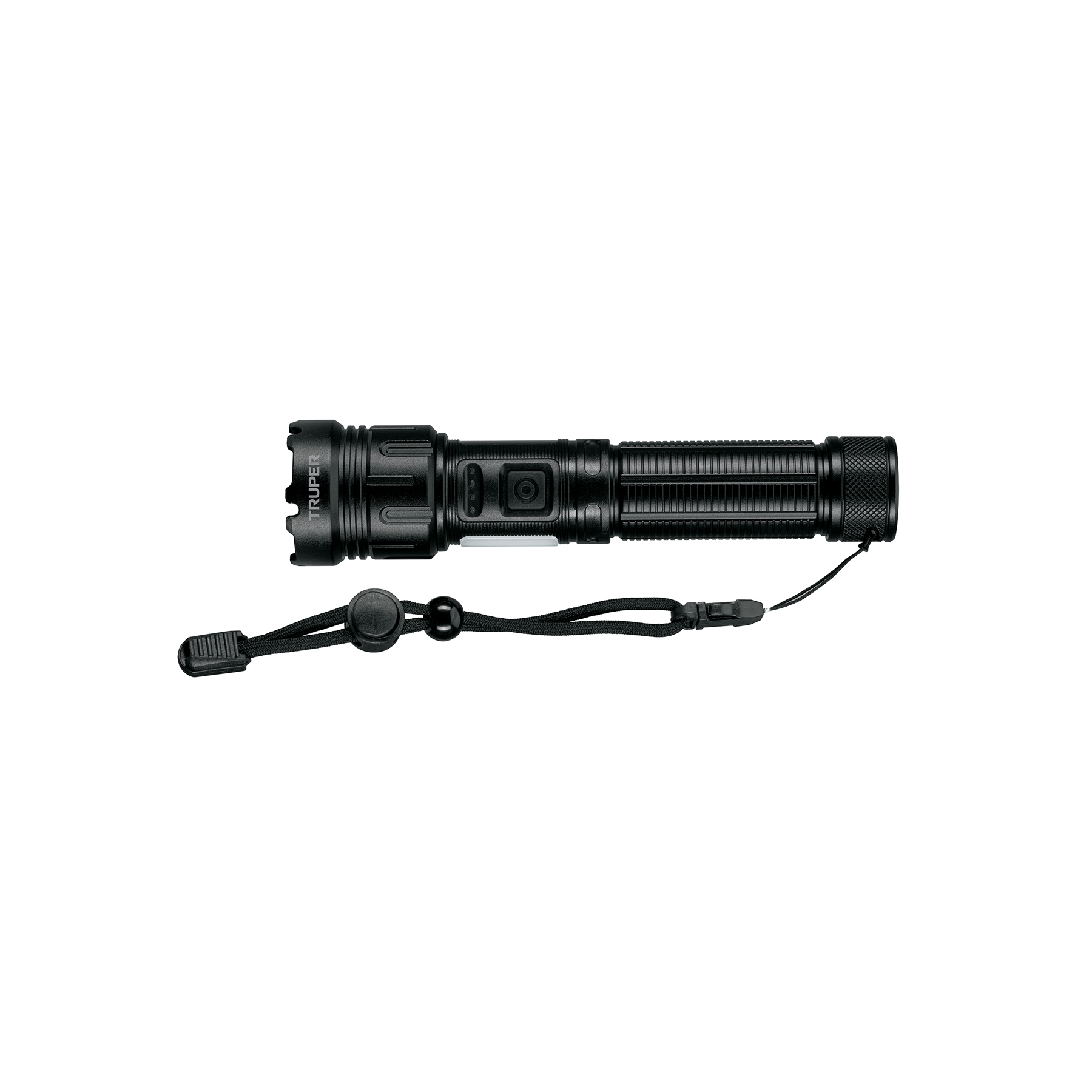 Linterna LED recargable c/luz de emergencia, 410 lm, Truper