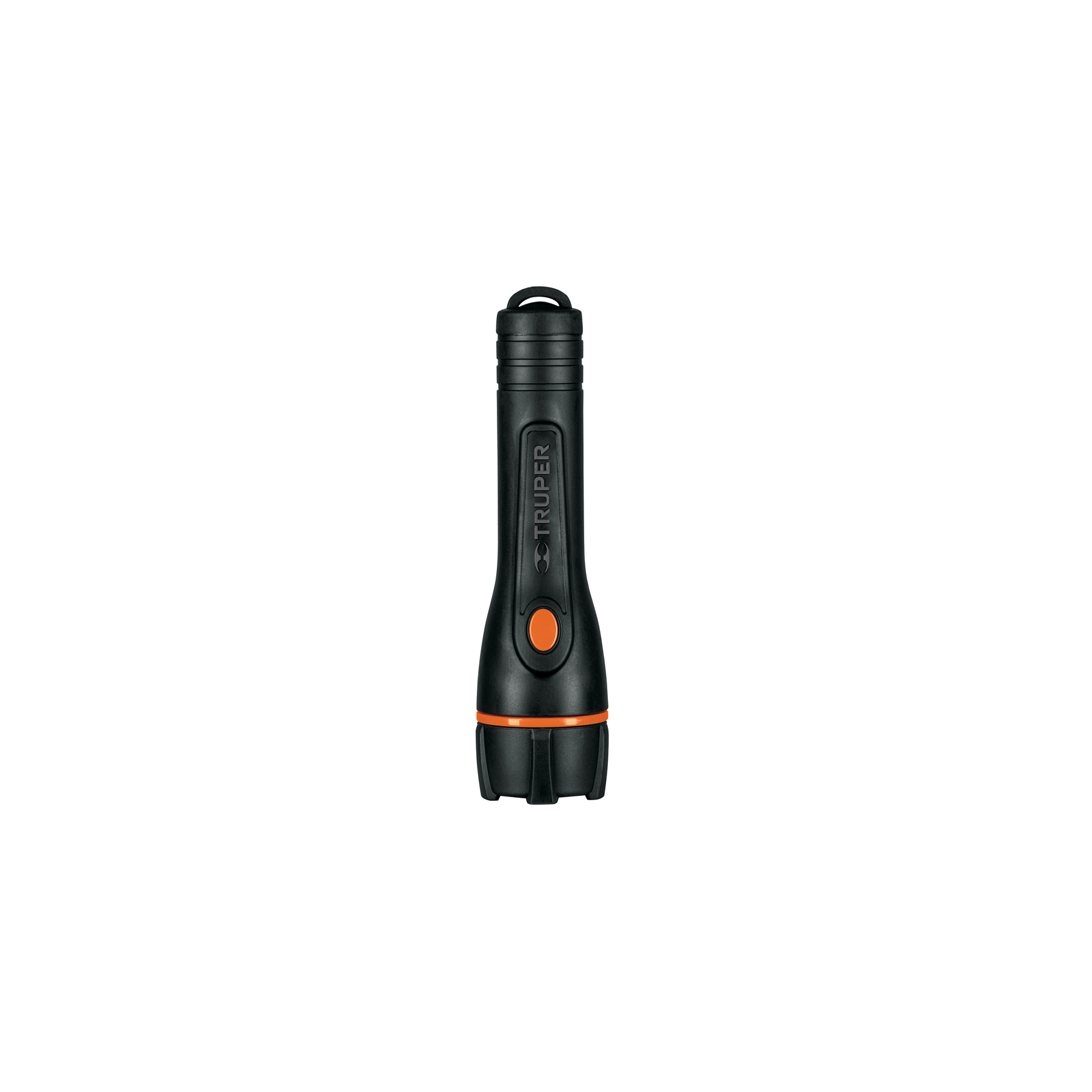 Linterna plástica 1 LED 80 lm con 2 pilas AA, Truper
