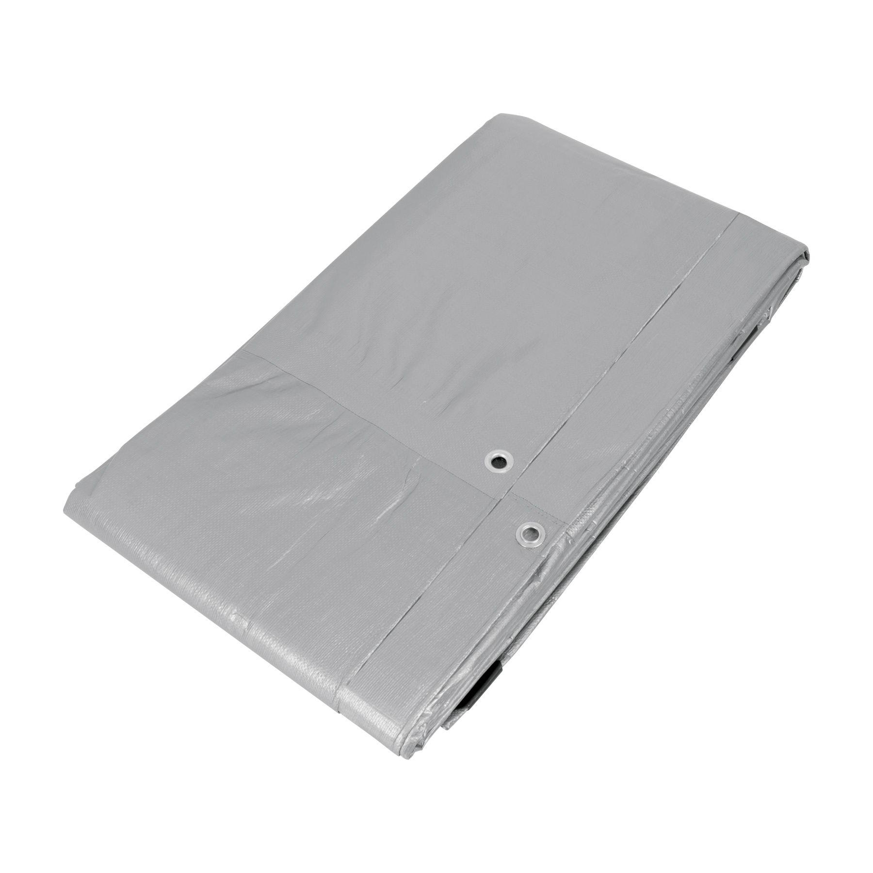 Lona de polietileno reforzada 3 x 6 m, gris, 180g/m2, TRUPER
