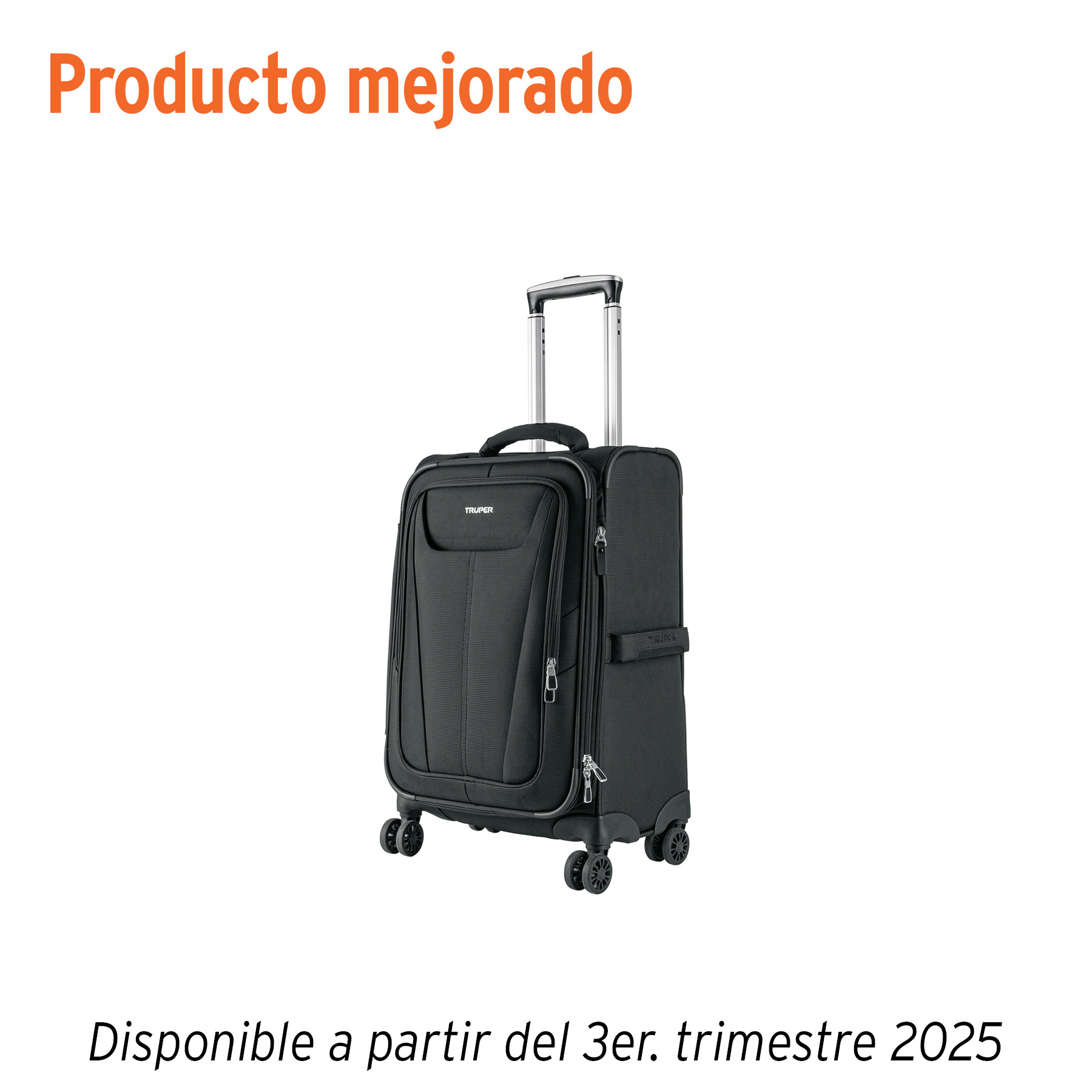 Maleta de cabina ligera negra 49 L, Truper