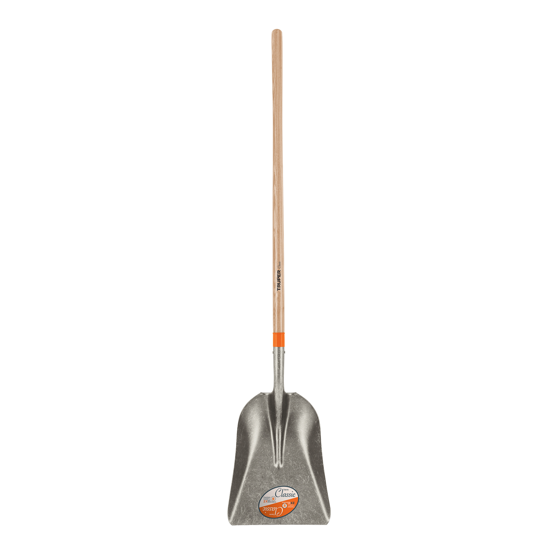 Pala carbonera Classic, mango largo 49', Truper