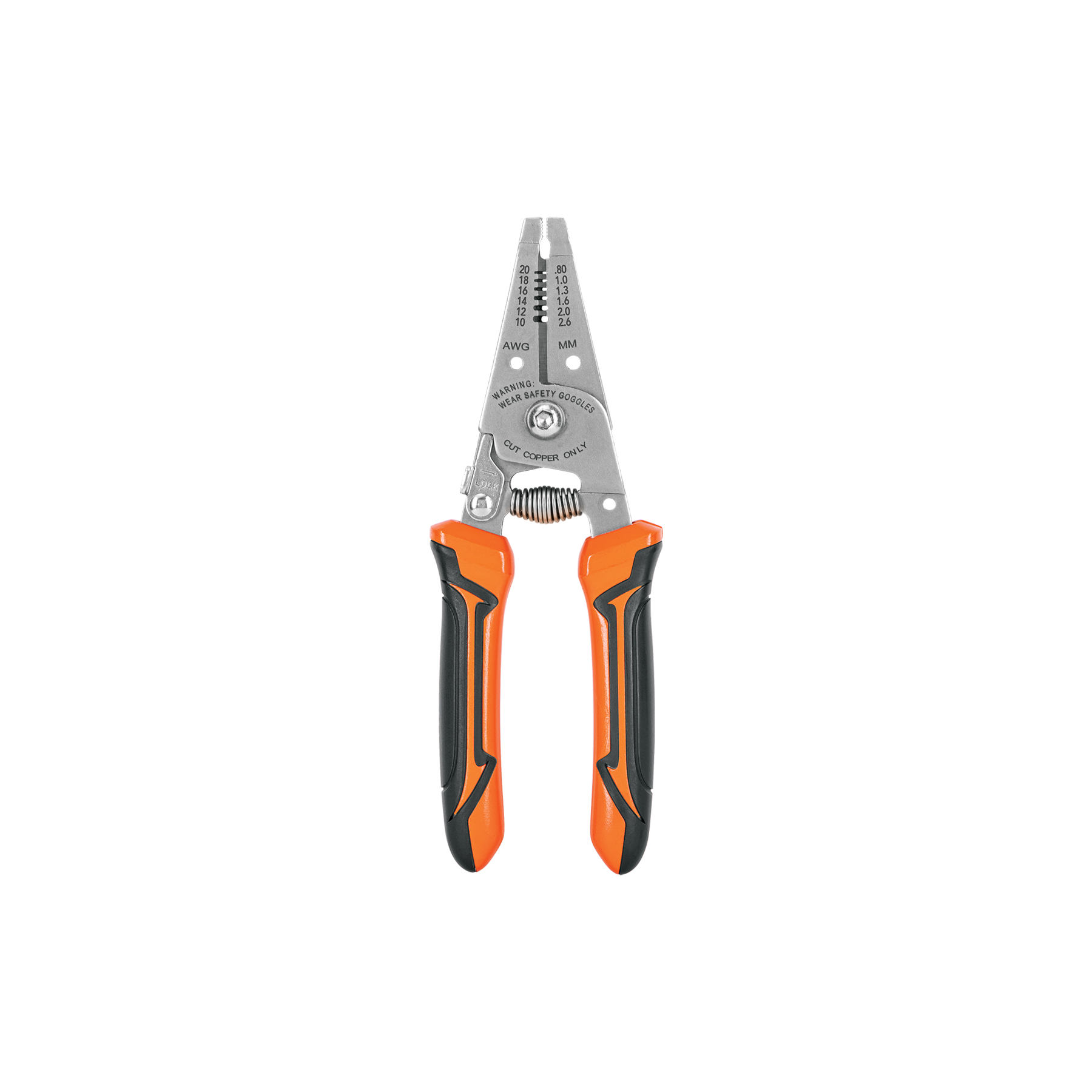 Pinza 6' pela cables, 20 a 10 AWG, TRUPER
