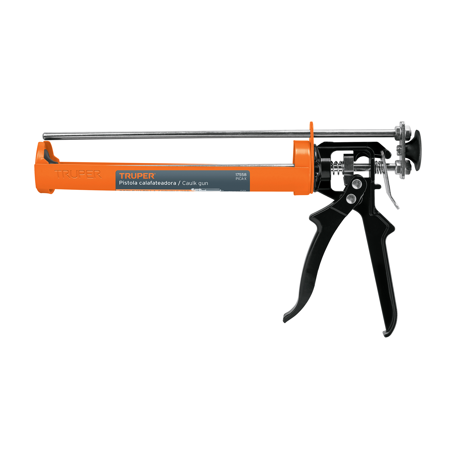 Pistola calafateadora tipo esqueleto, reforzada, TRUPER