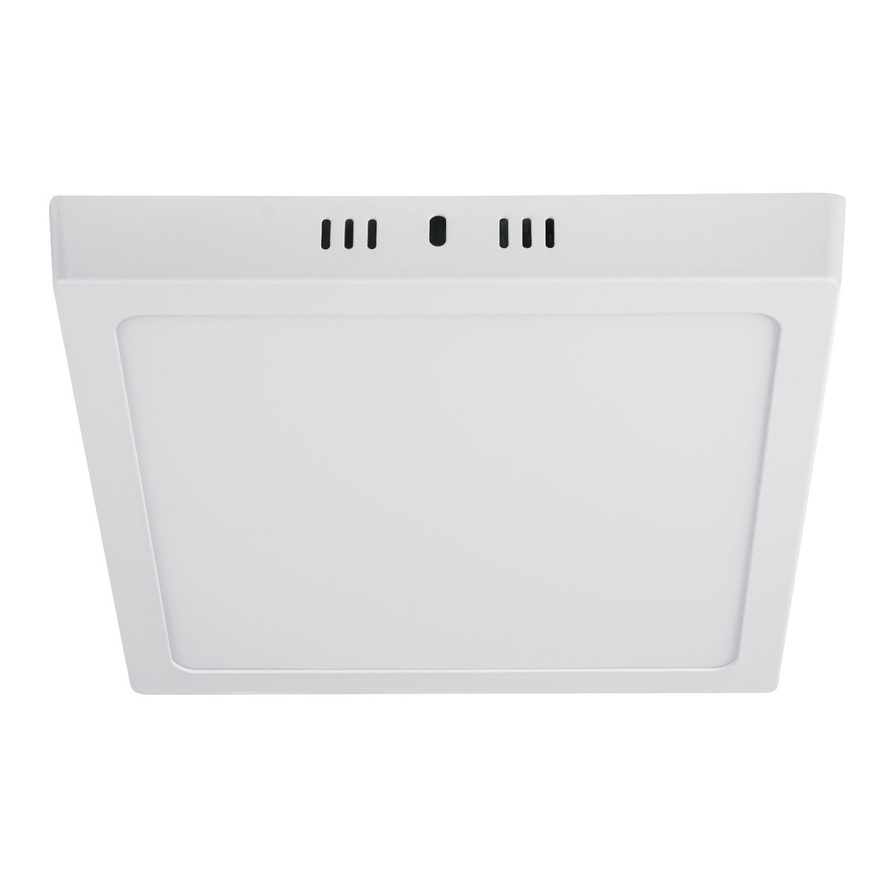 Luminario LED tipo plafón 18 W, cuadrado, luz de día, blanco