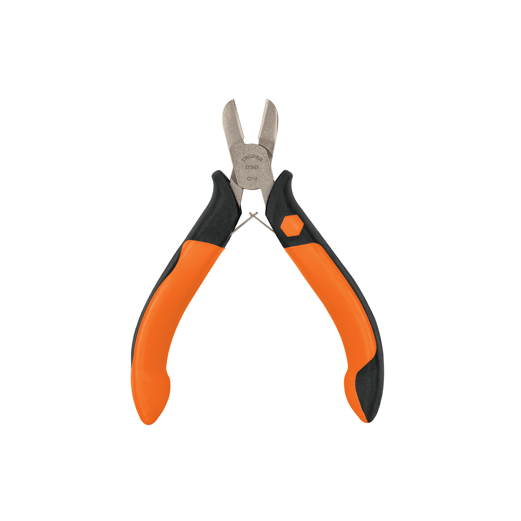 Mini pinza de corte diagonal 4' mango Comfort Grip, Truper