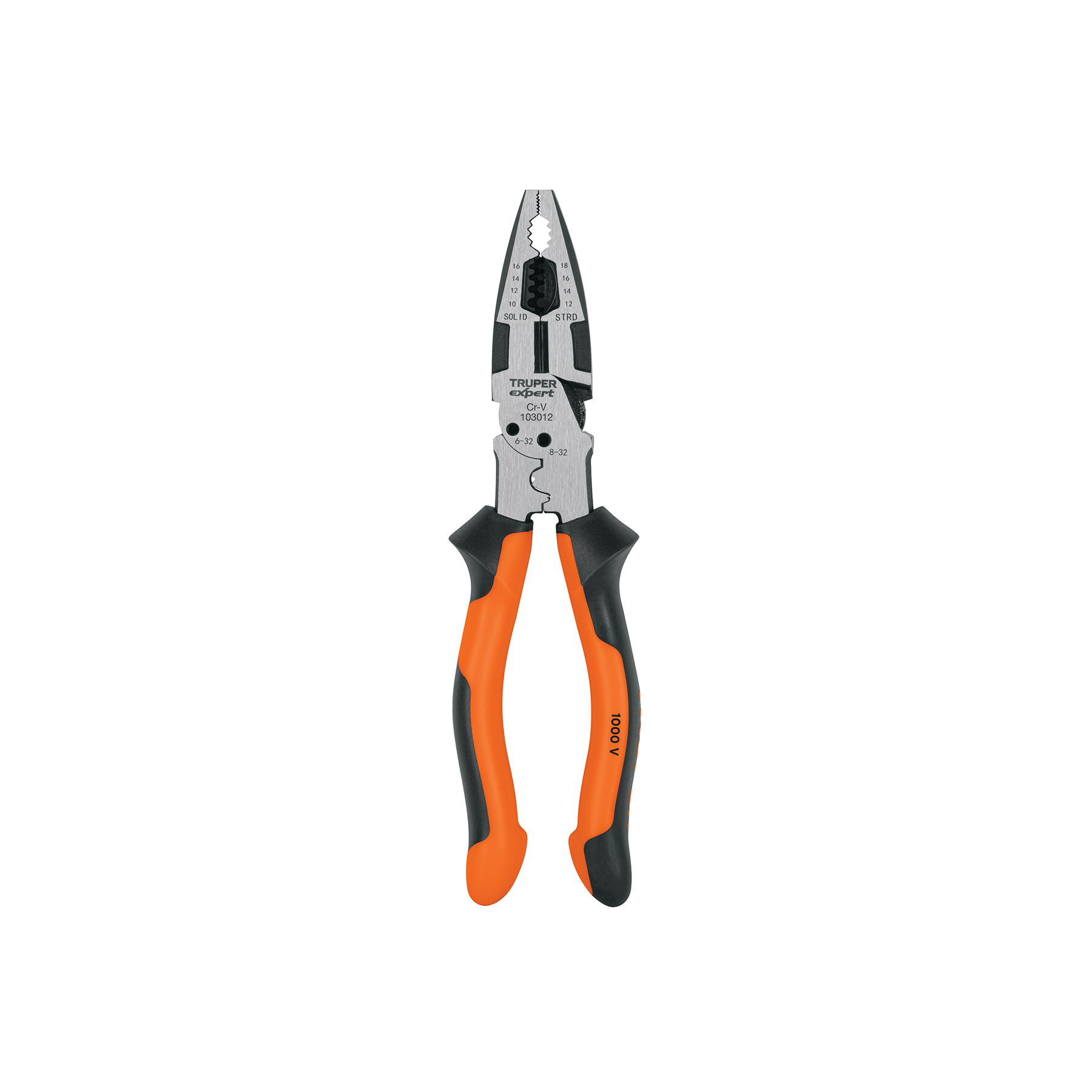 Pinza multiuso 8' electricista, comfort grip, Truper Expert