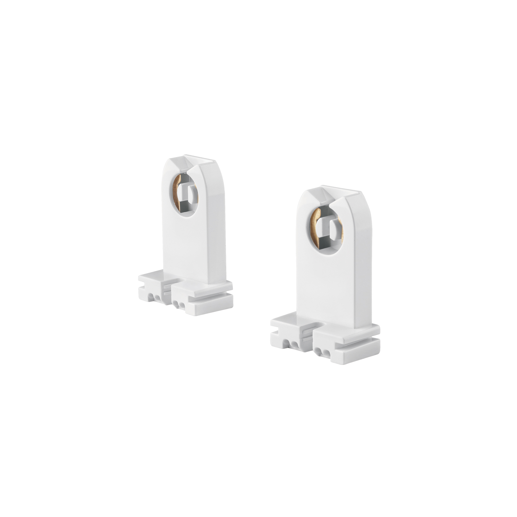 Bolsa 2 pz portalámparas p/tubo LED y fluorescente, base G13