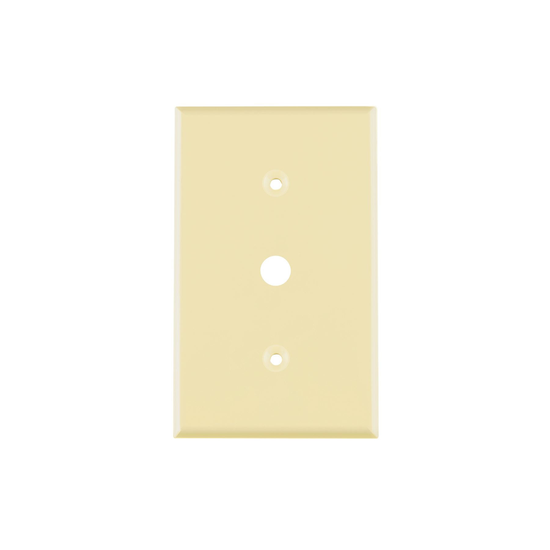 Placa de ABS para atenuador, Standard, marfil, Volteck