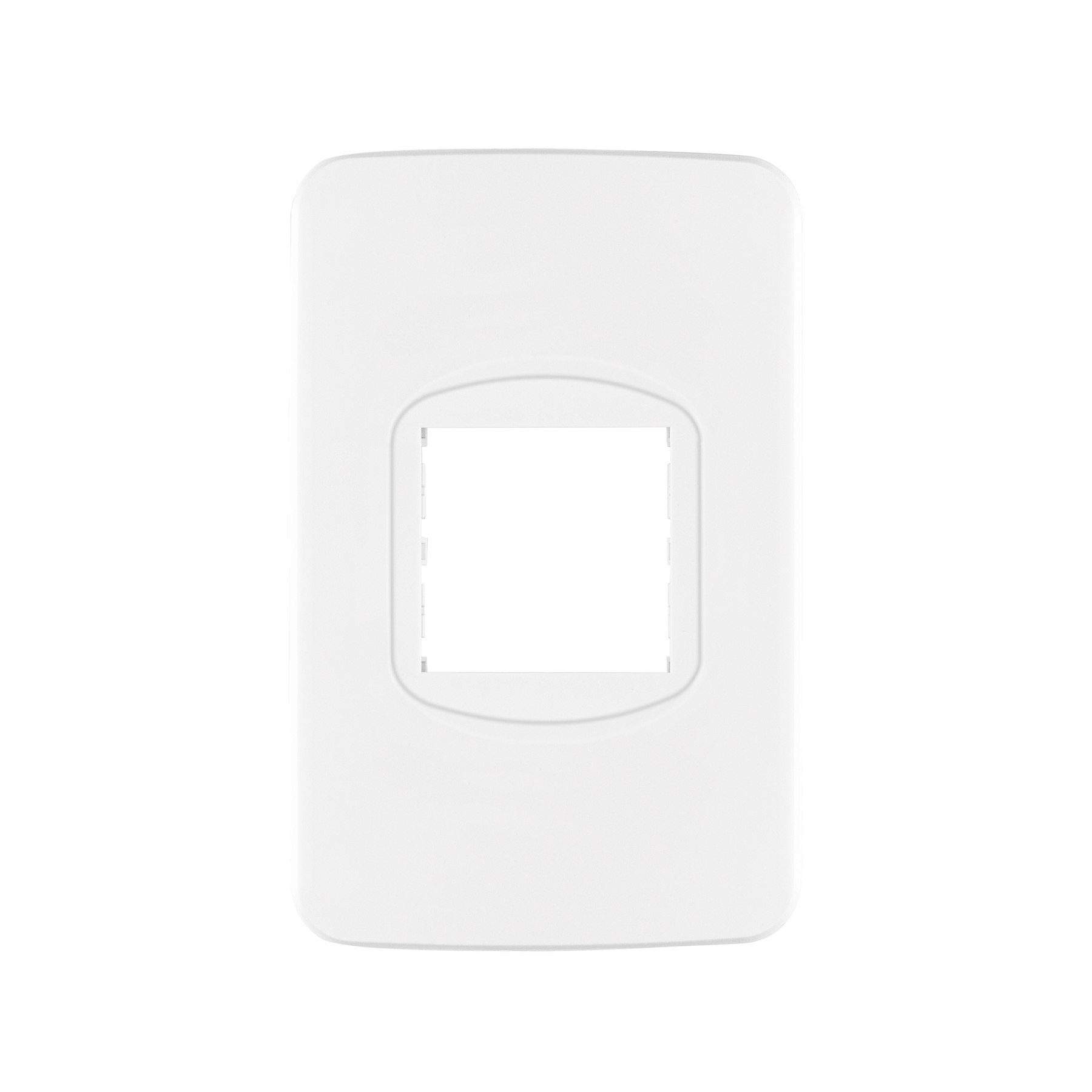 Placa de 1 ventana 1.5 módulos, línea Toledo, Basic