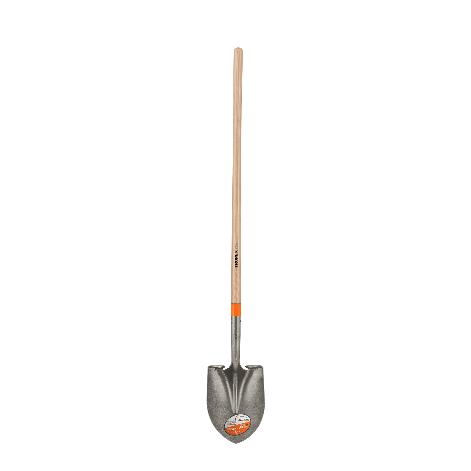 Pala redonda Classic, mango largo 48', Truper