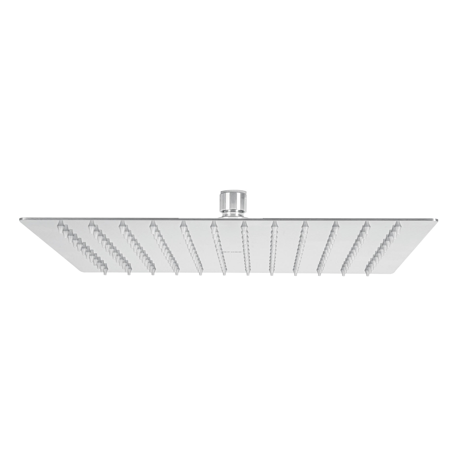 Regadera plato cuadrado 12' sin brazo, cromo, FOSET RIVIERA