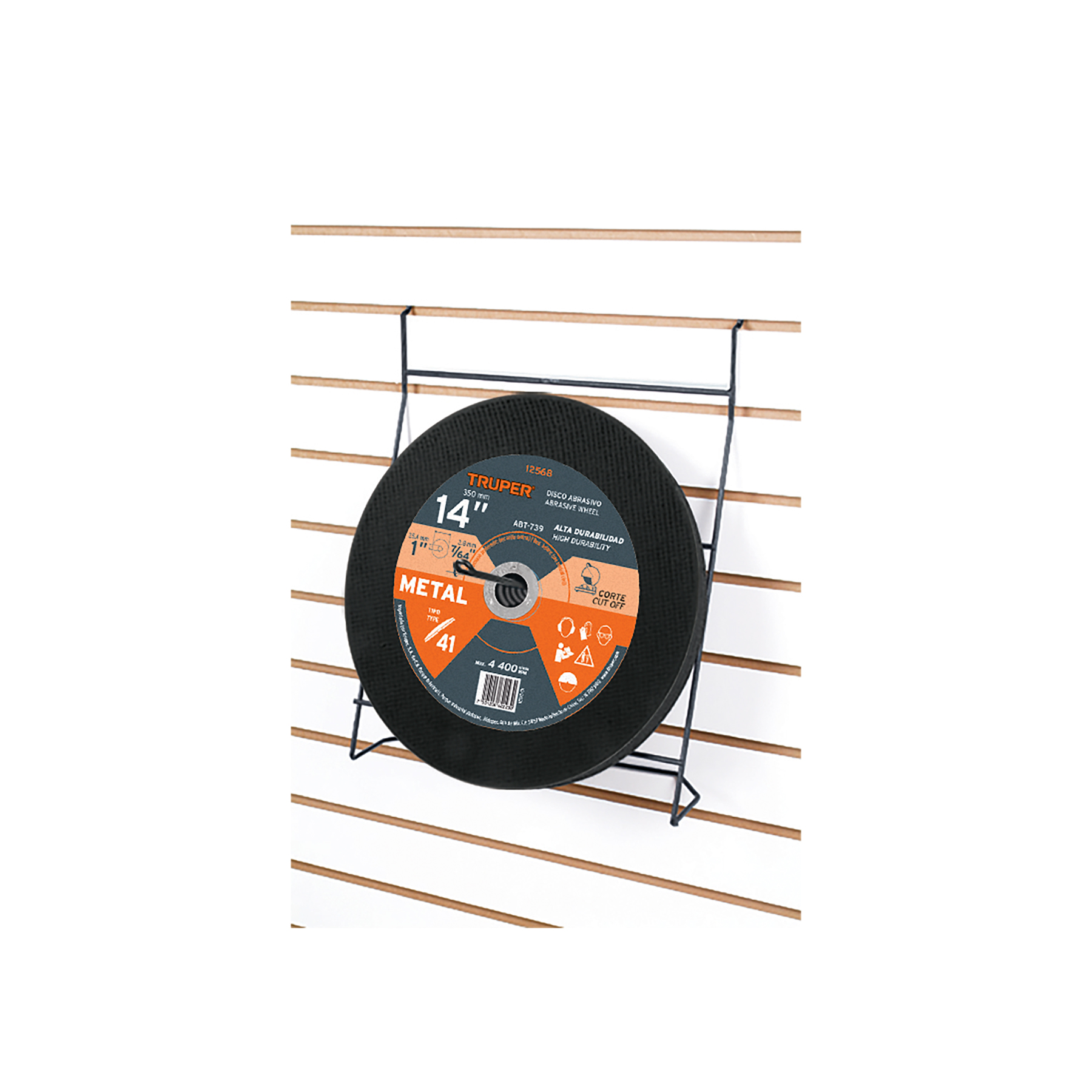 Rack para discos abrasivos 14', Truper