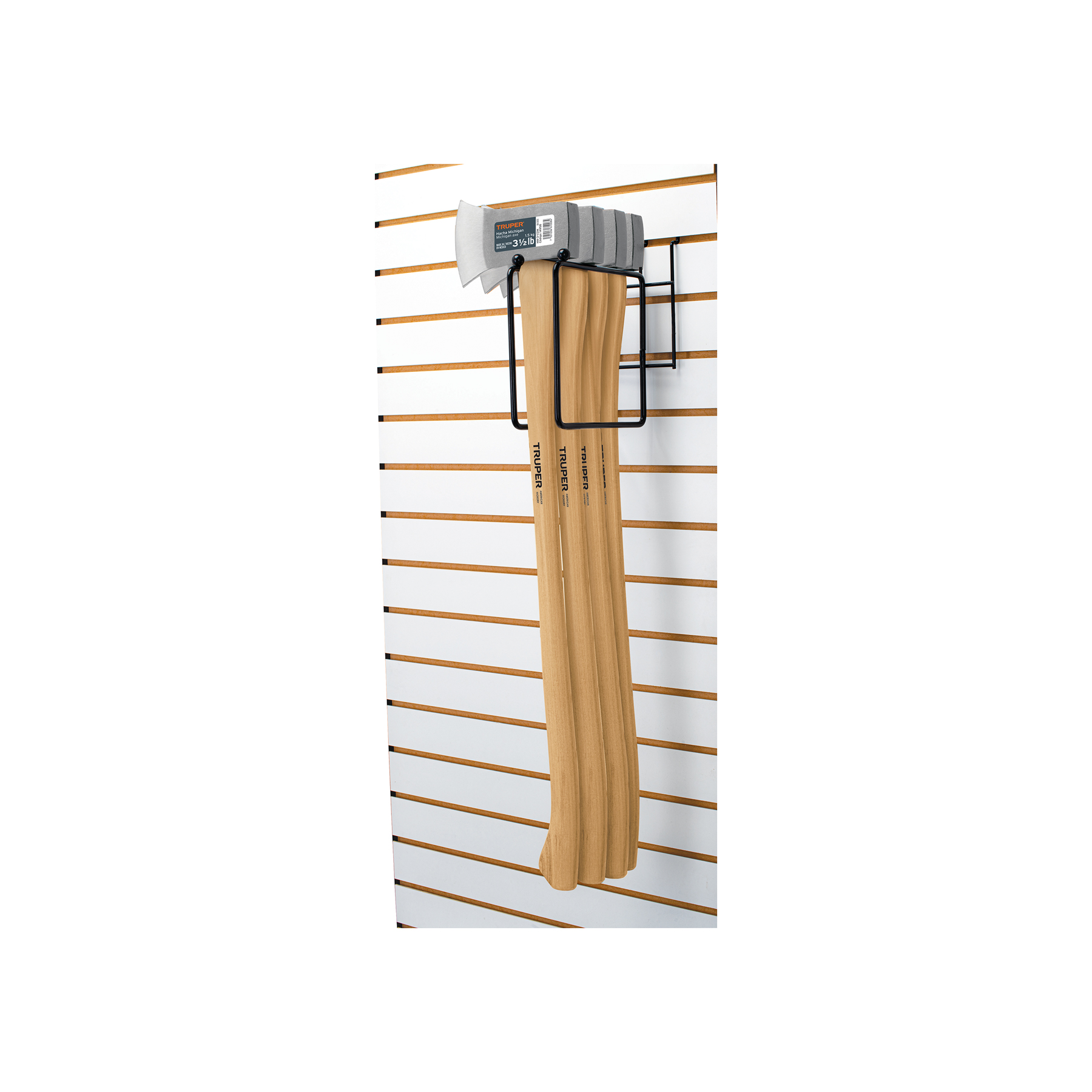 Rack para hachas, Truper
