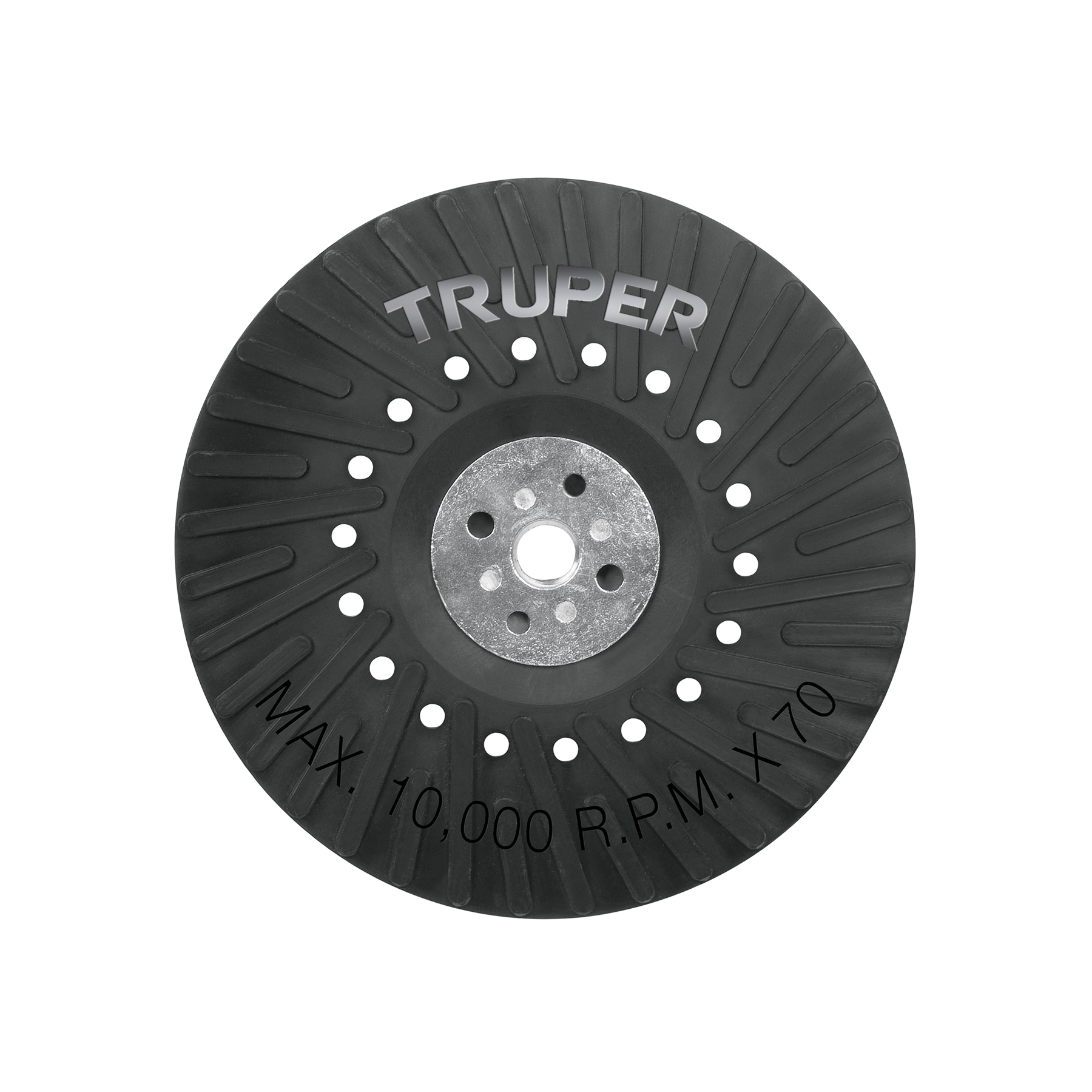 Respaldo para discos de lija 7', eje M14, TRUPER