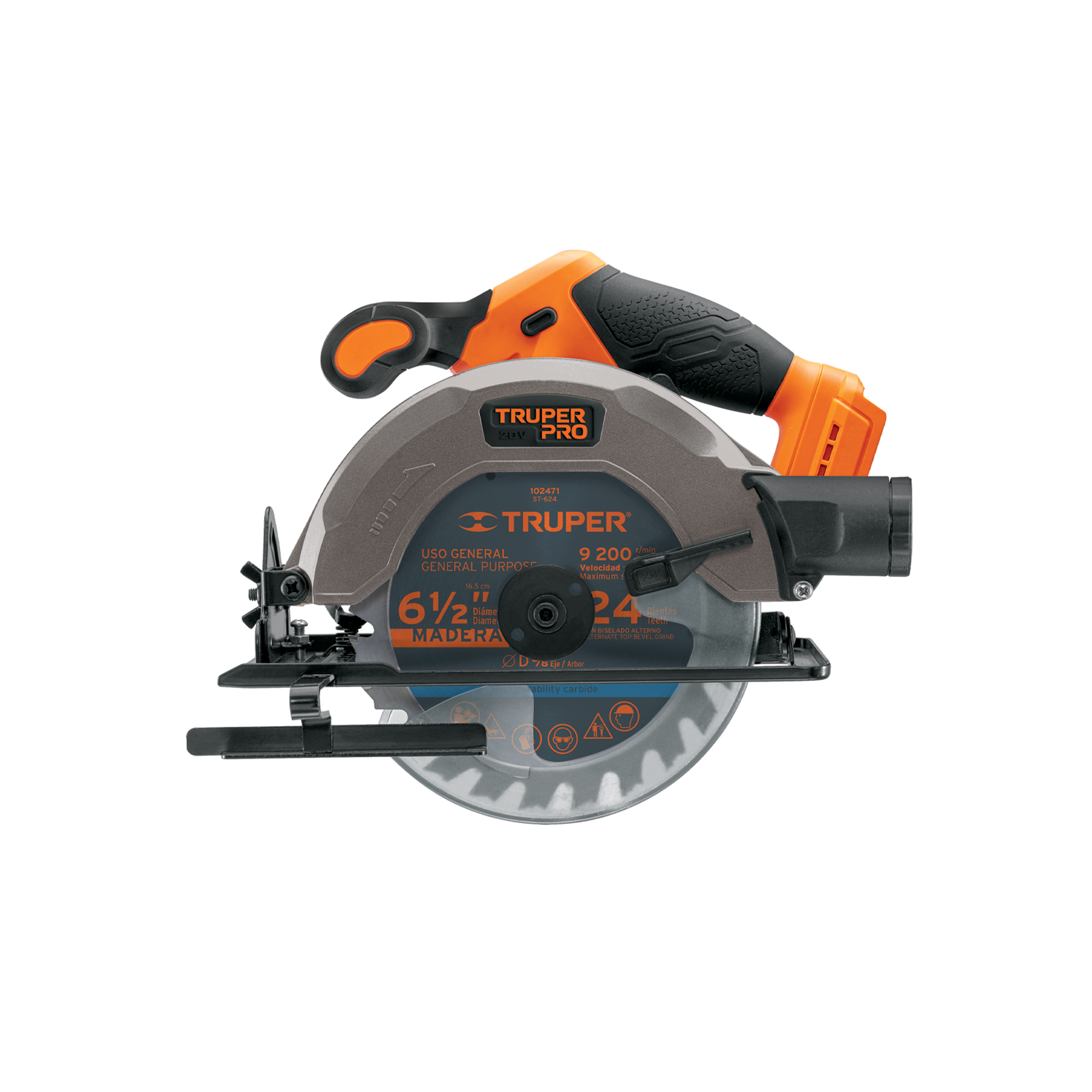 Sierra circular 6-1/2', 20V, sin accesorios, PRO
