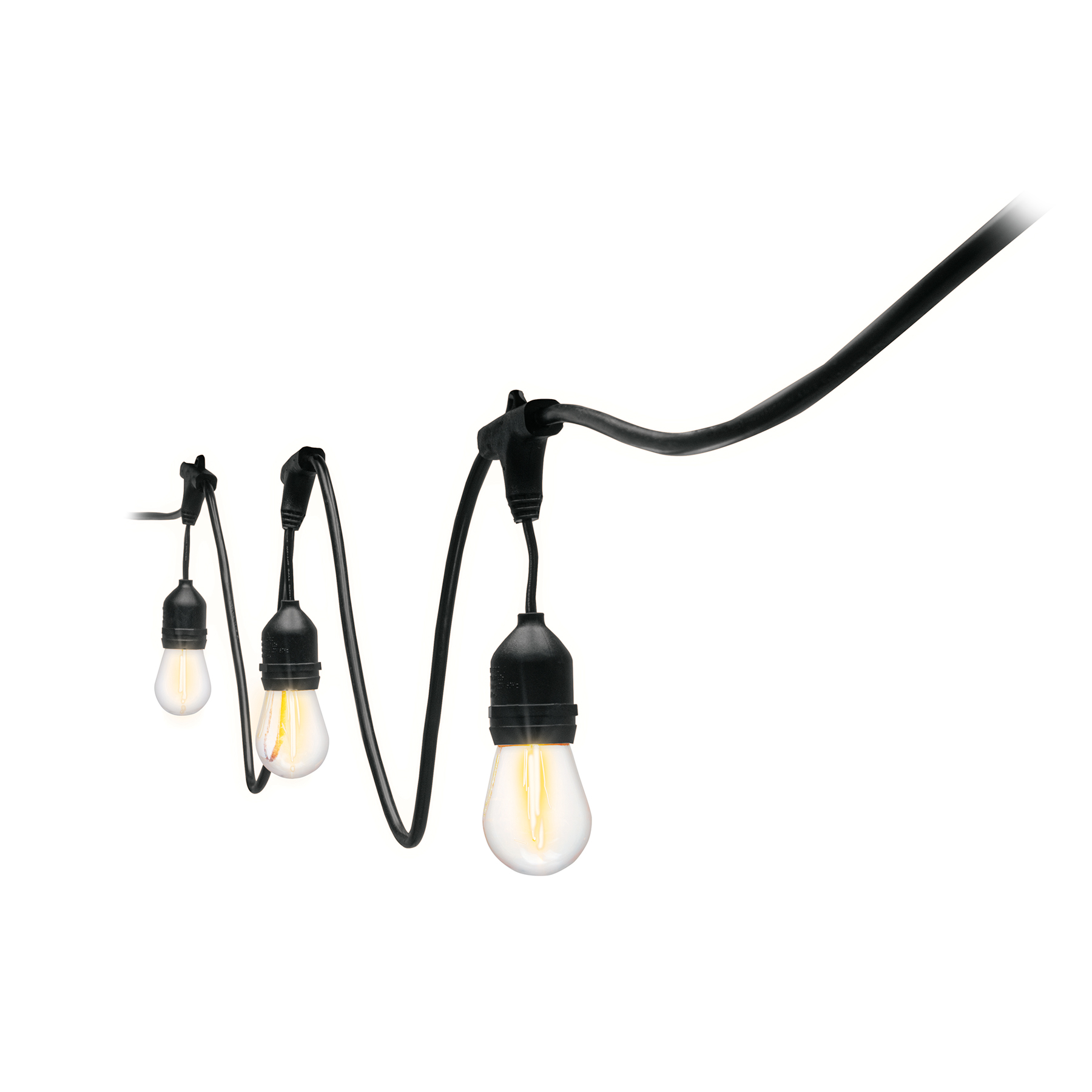 Serie de 14.6 m con 24 luces de LED para exterior, Volteck