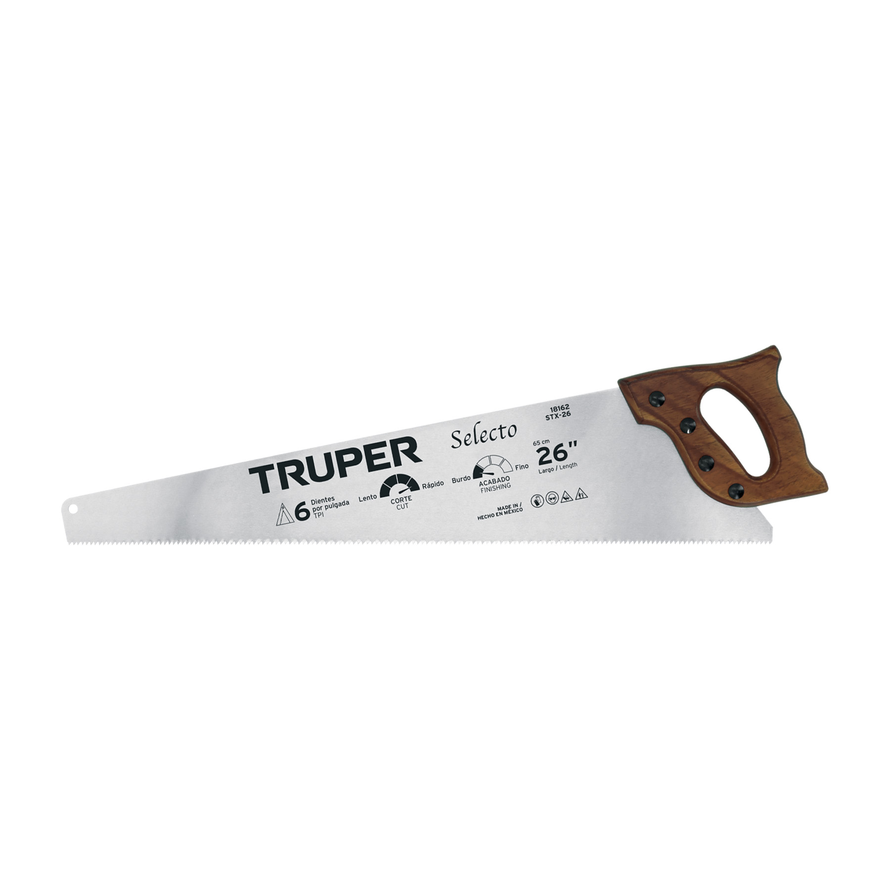 Serrucho 26' Selecto, 6 DPP, Truper