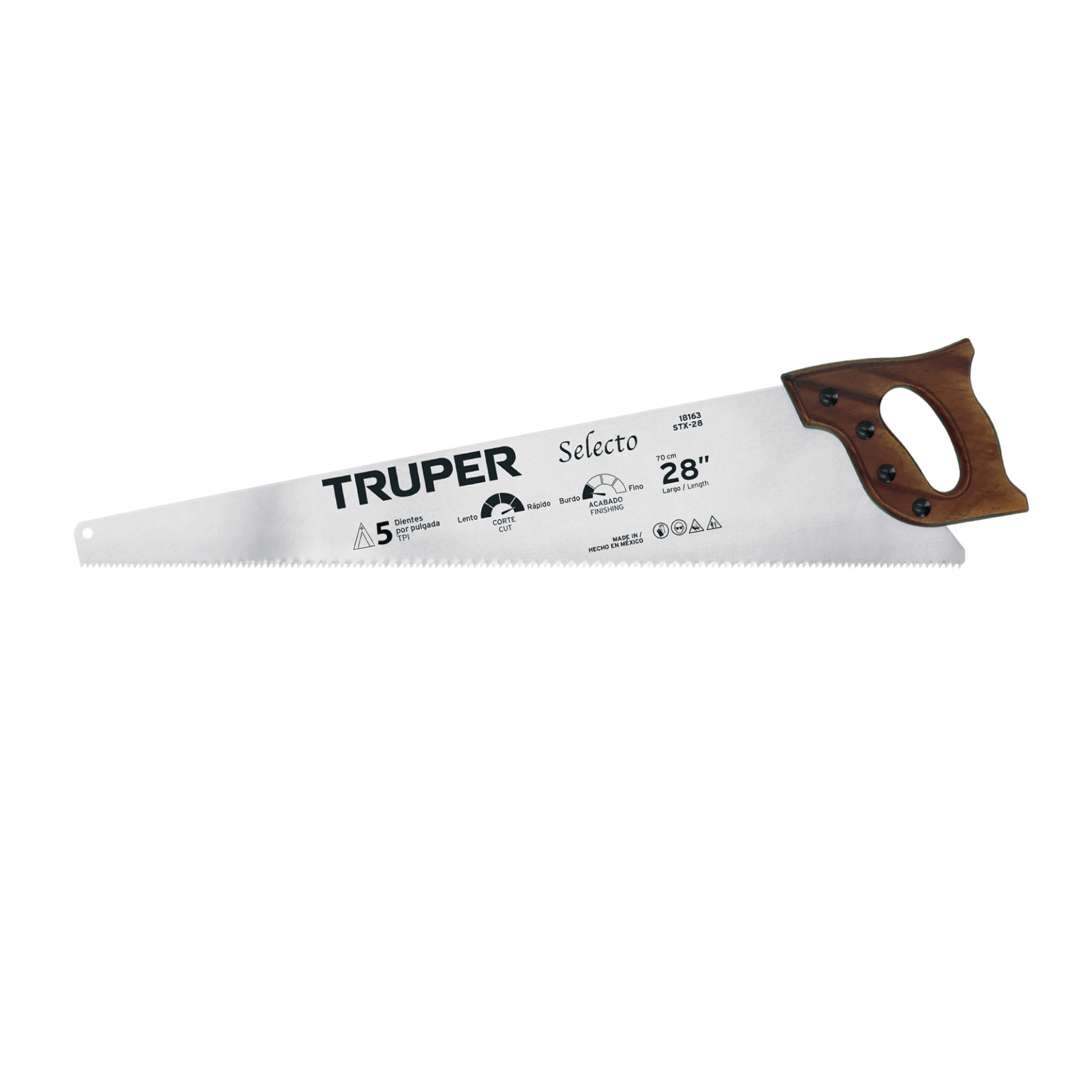 Serrucho 28', Selecto, 6 DPP, Truper