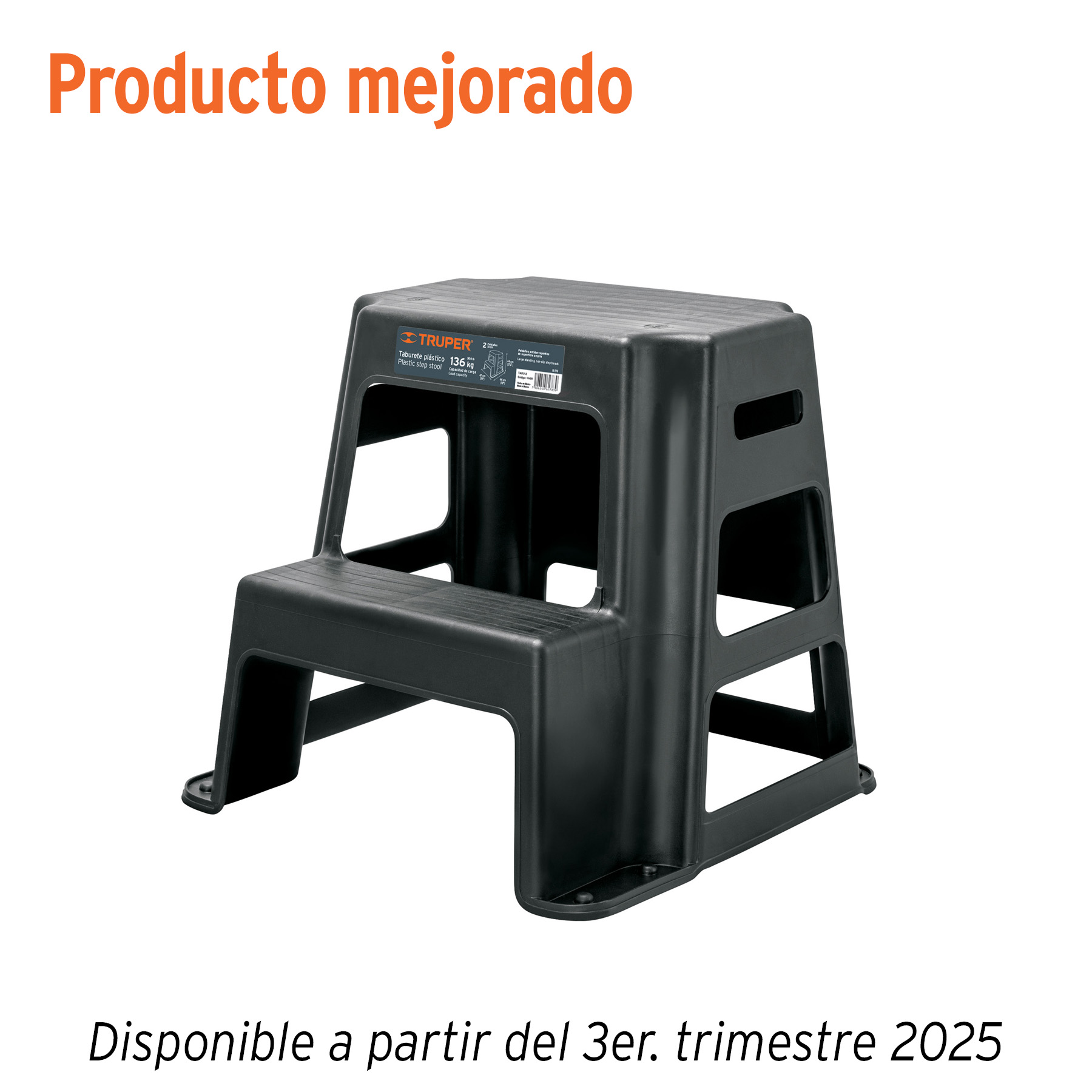 Taburete de 2 peldaños, Truper