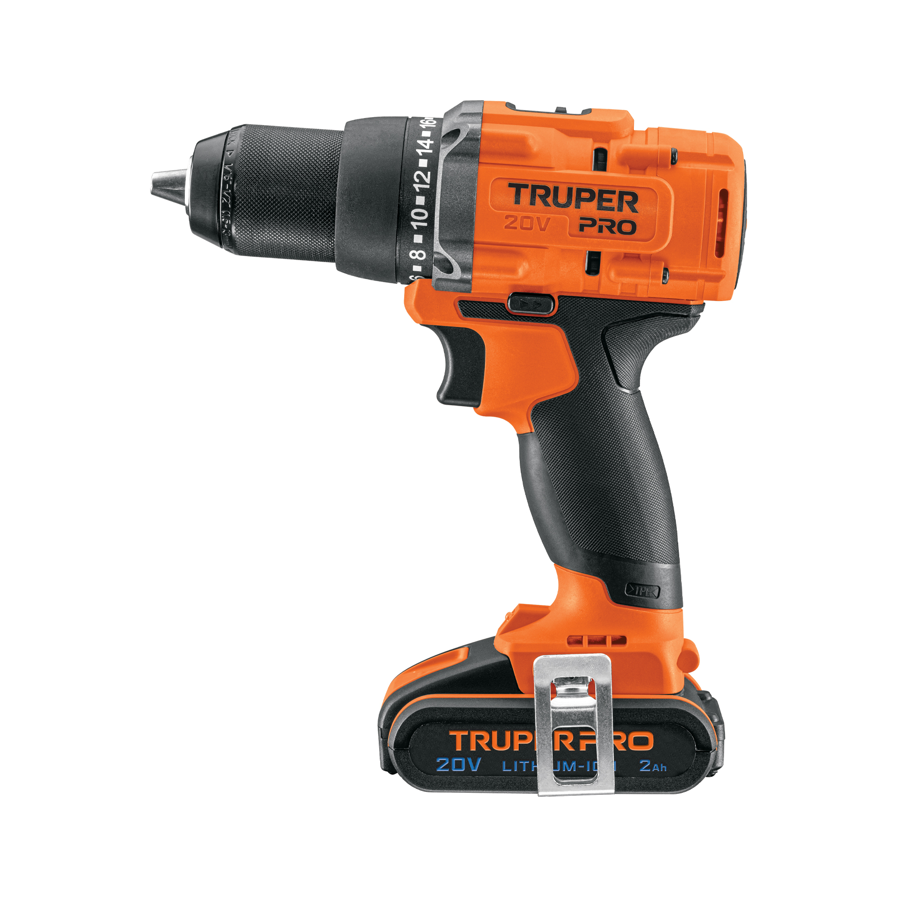 Taladro 1/2', 20V, 1 batería 2Ah, PRO