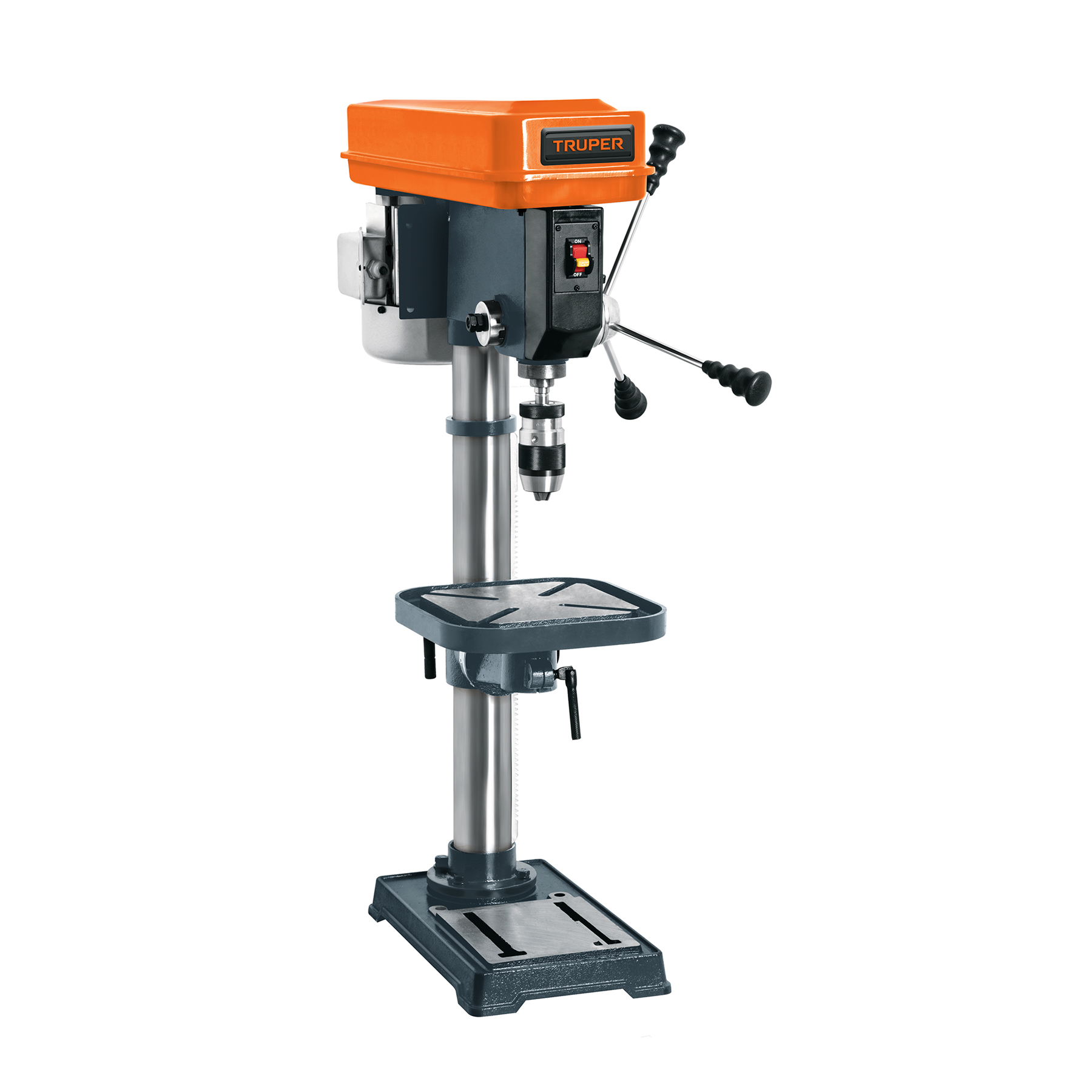Taladro de piso 13', 3/4 HP (560 W), broquero 5/8', Truper