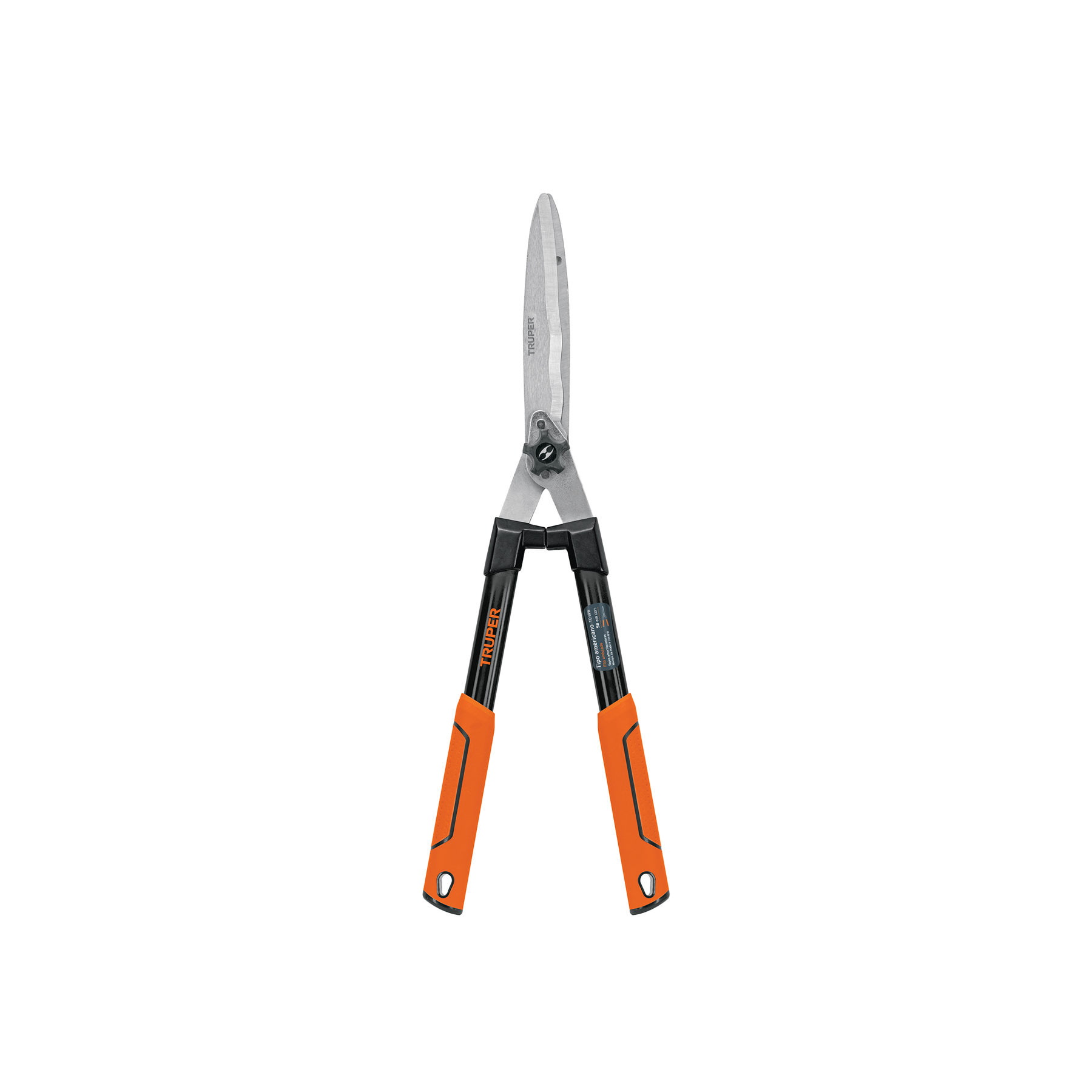Tijera poda 60 cm filo ondulado mango ovalado acero c/grip