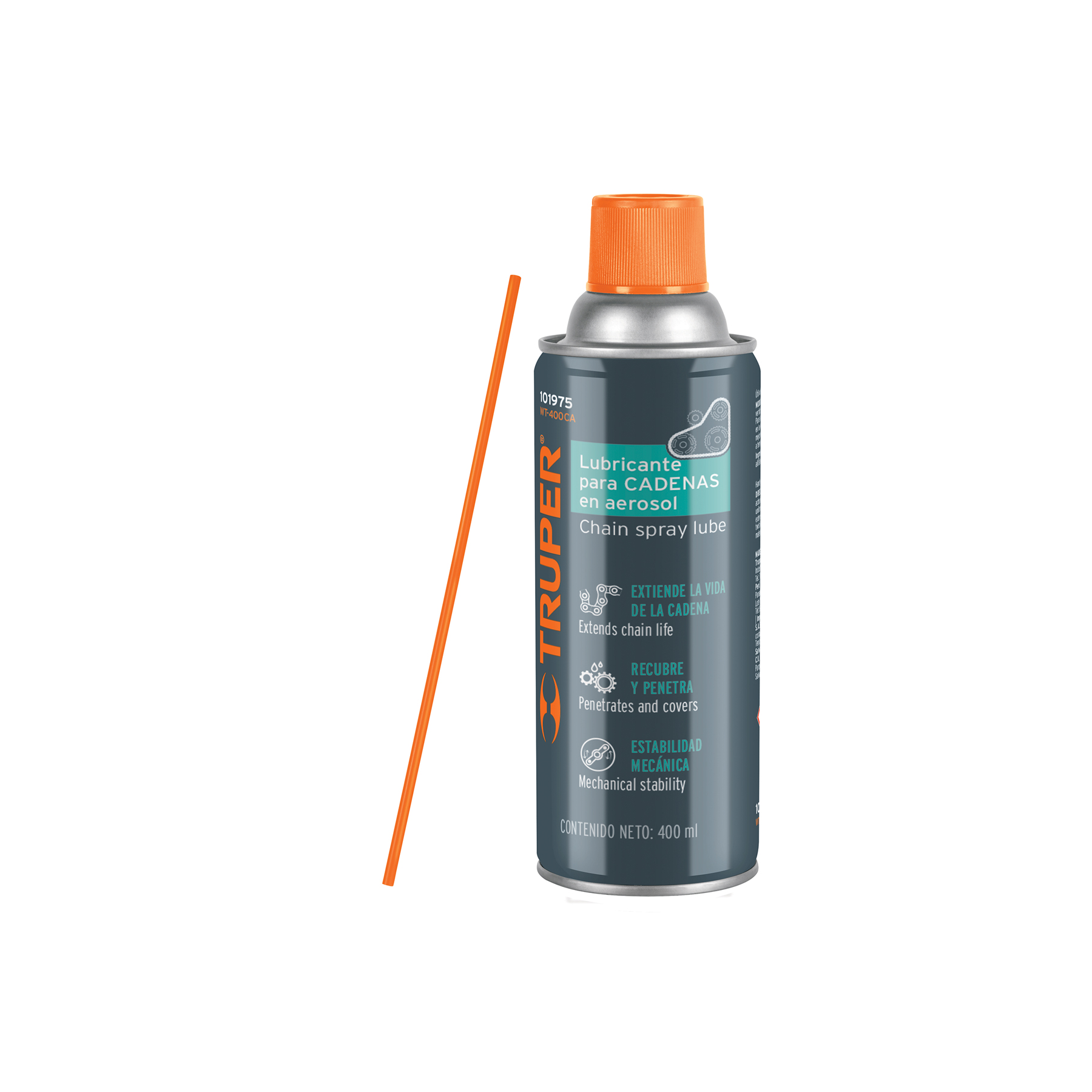 Lubricante de cadenas en aerosol 400 ml, Truper