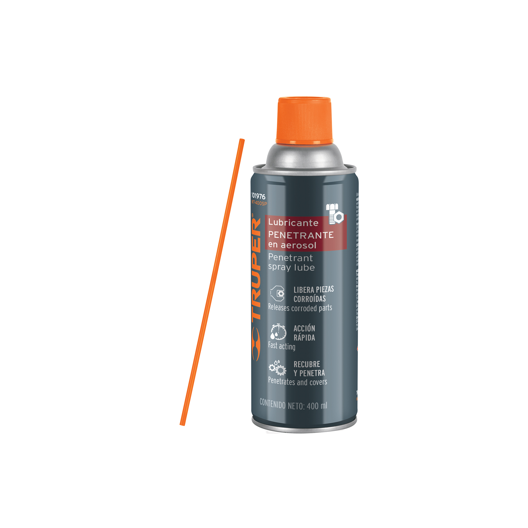 Lubricante penetrante en aerosol 400 ml, Truper