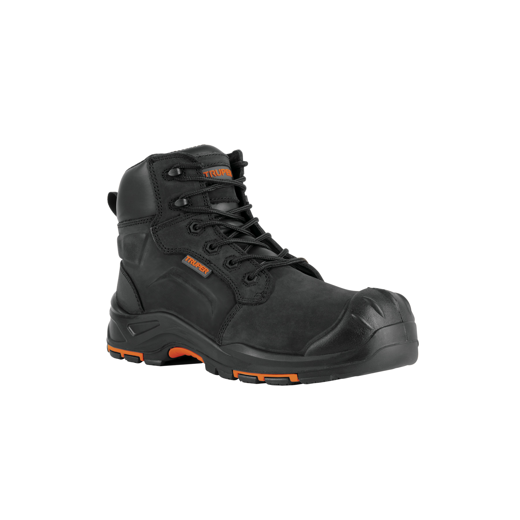 Bota de seguridad negra, #28 dieléctrica antifatiga, Truper
